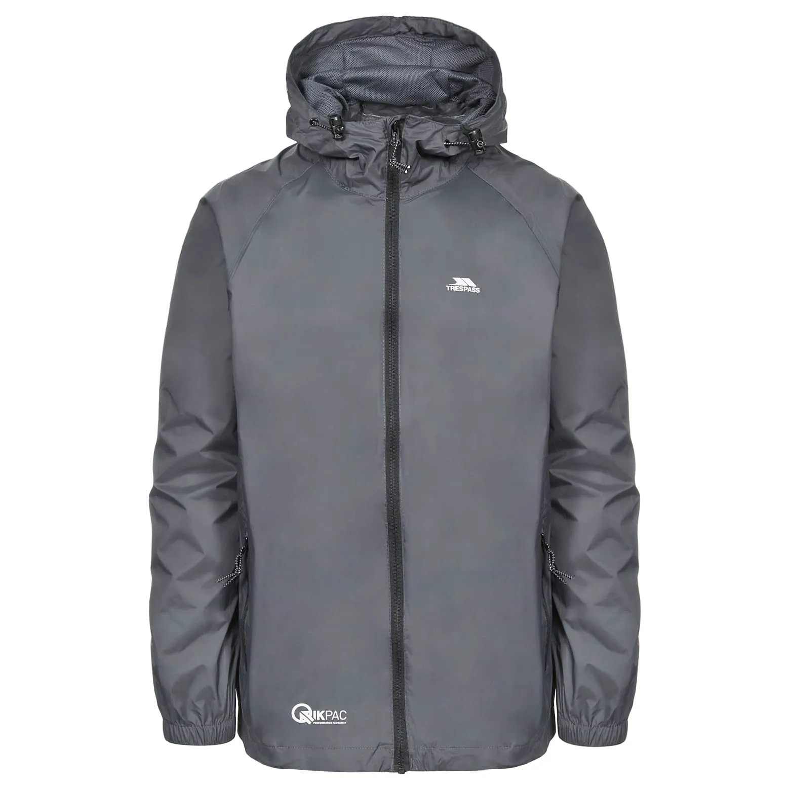 Trespass Qikpac Giacca Ripiegabile, Grigio Flint, L - immagine 1