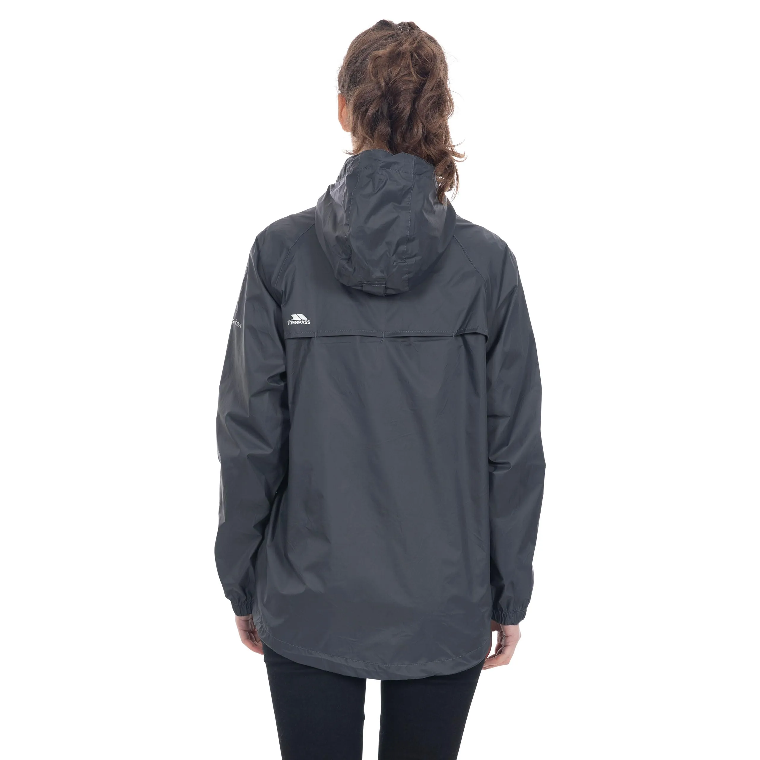 Trespass Qikpac Giacca Ripiegabile, Grigio Flint, L - immagine 7