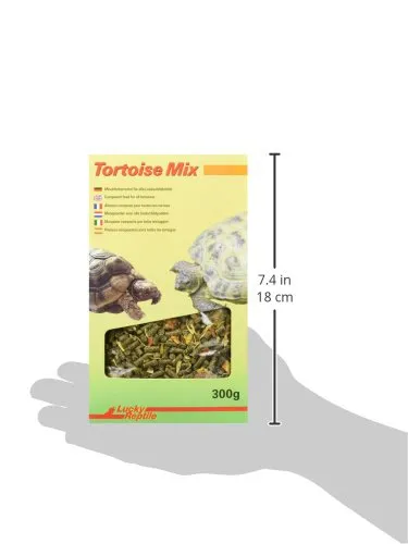 Lucky Reptile Tortoise Mix, 300g - Miscela di Pellet di Erbe di Prato con Carote e Fiori di Calendula per Tartarughe di Terra e Rettili Erbivori - immagine 3