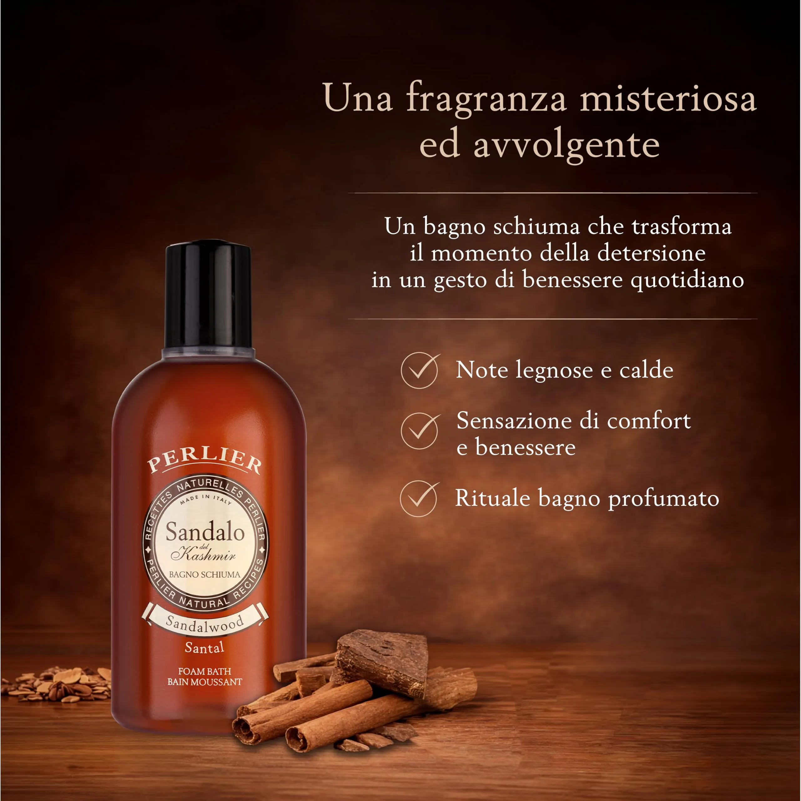 Perlier Bagno Schiuma Sandalo - 500 ml - immagine 3
