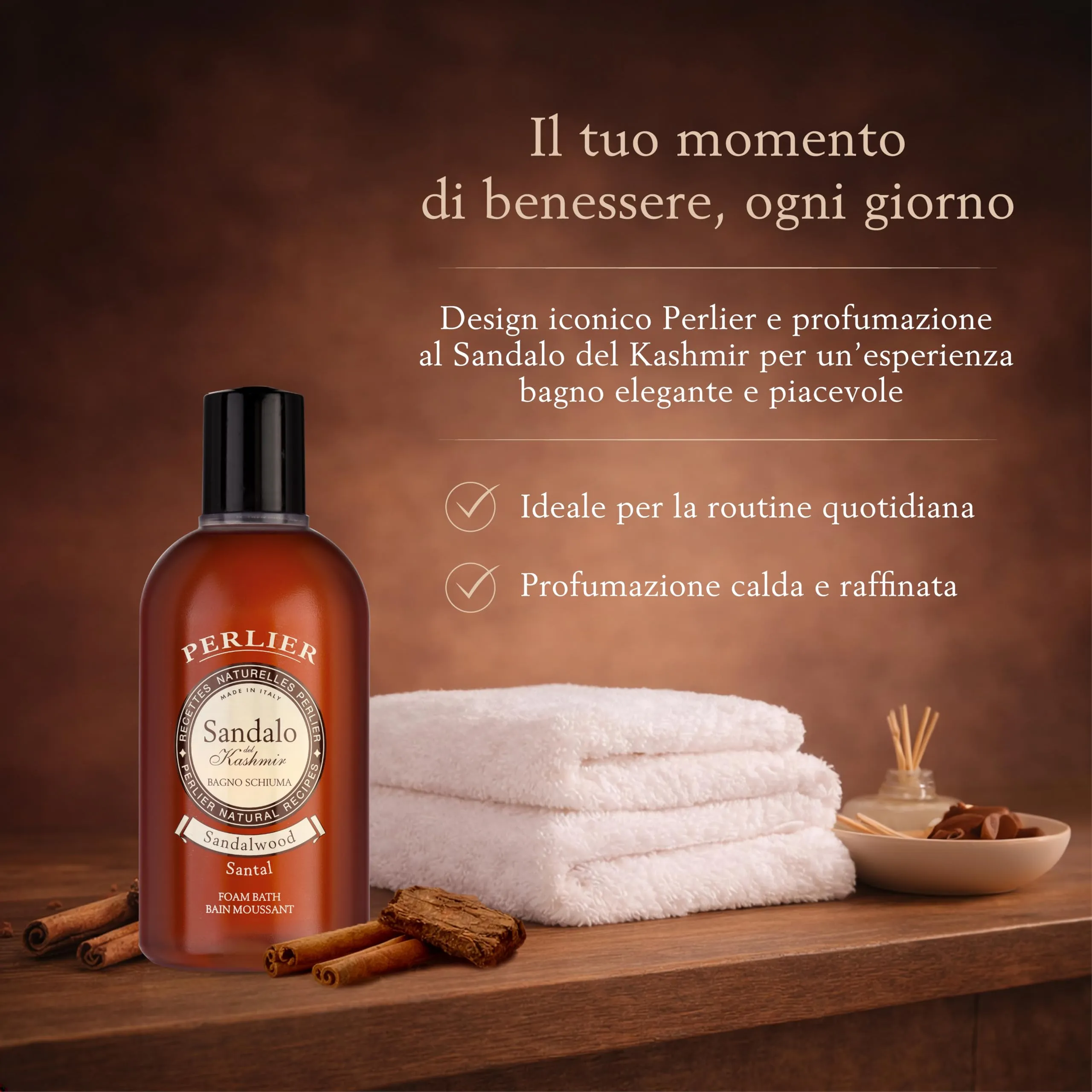 Perlier Bagno Schiuma Sandalo - 500 ml - immagine 5