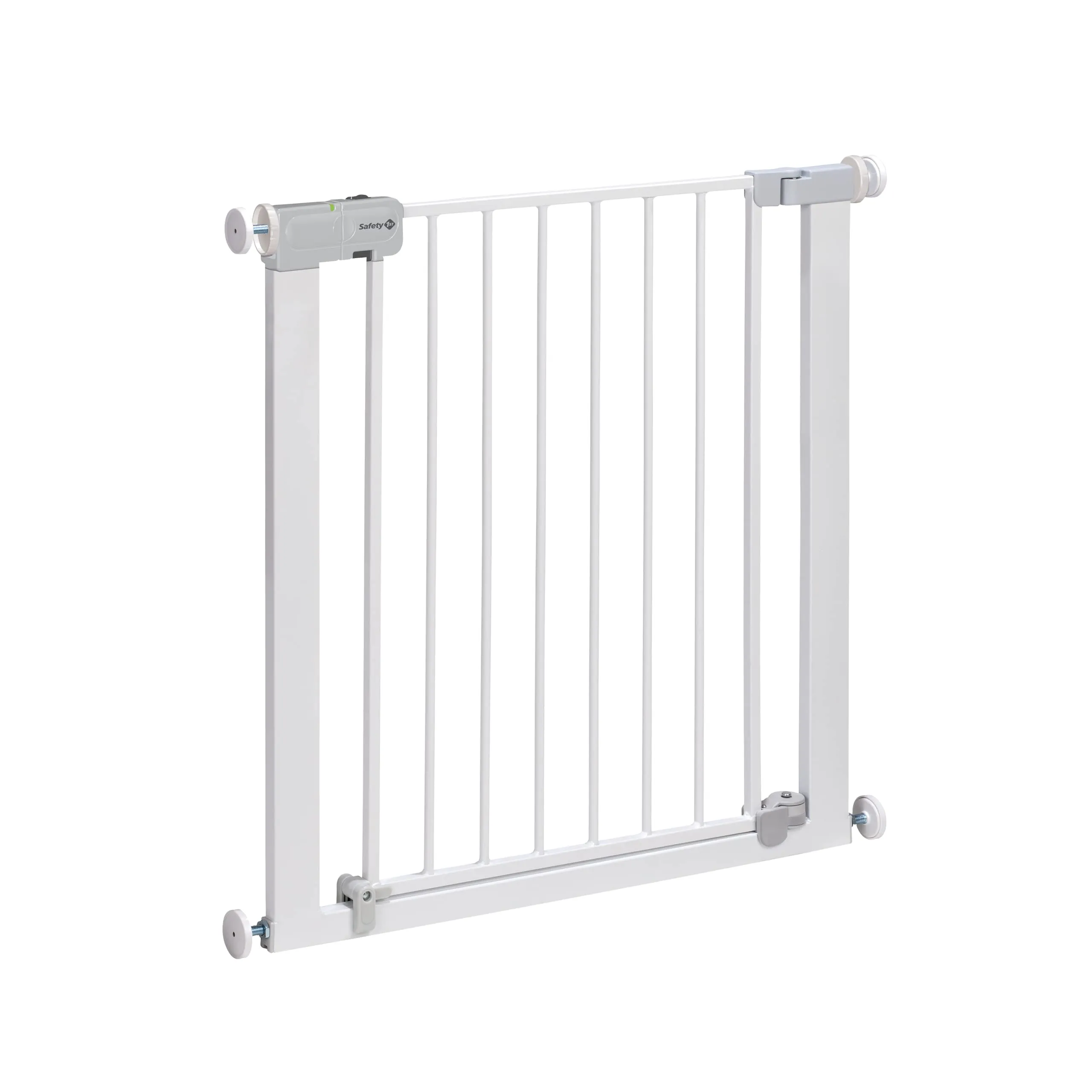 Safety 1st Auto Close Cancelletto di Sicurezza per Bambini, 73-80 cm Estensibile fino a 136 cm, Metallo Bianco - immagine 1