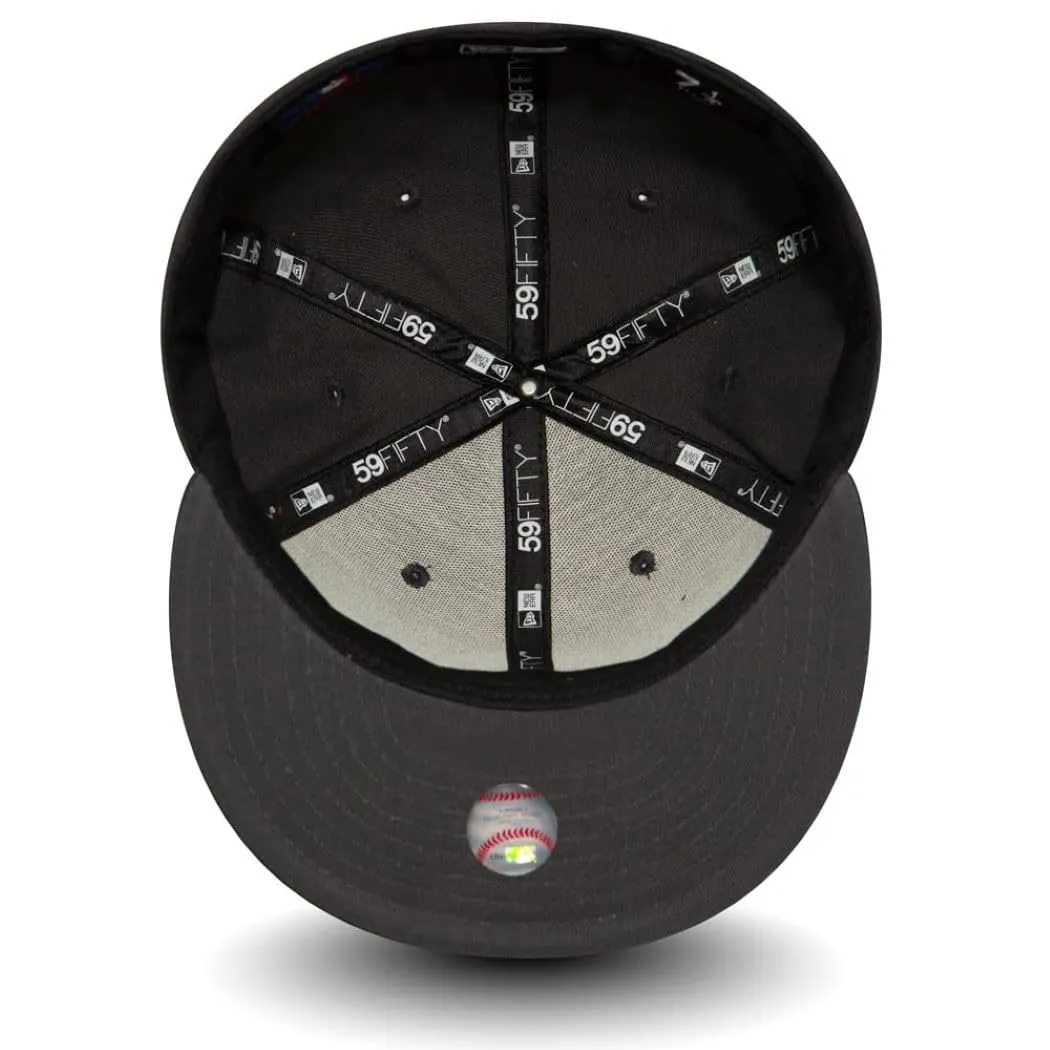 New Era York Yankees 59Fifty Cap MLB Basic Graphite/White - 6 7/8 (55cm) - immagine 4