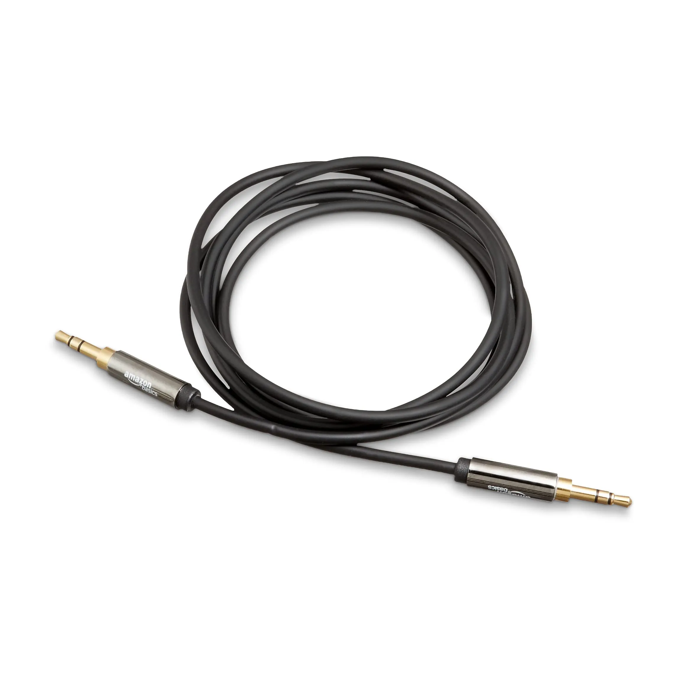 Amazon Basics Cavo Audio Stereo 3,5 mm maschio a 3,5 mm maschio, 1.2 m, Nero - immagine 7