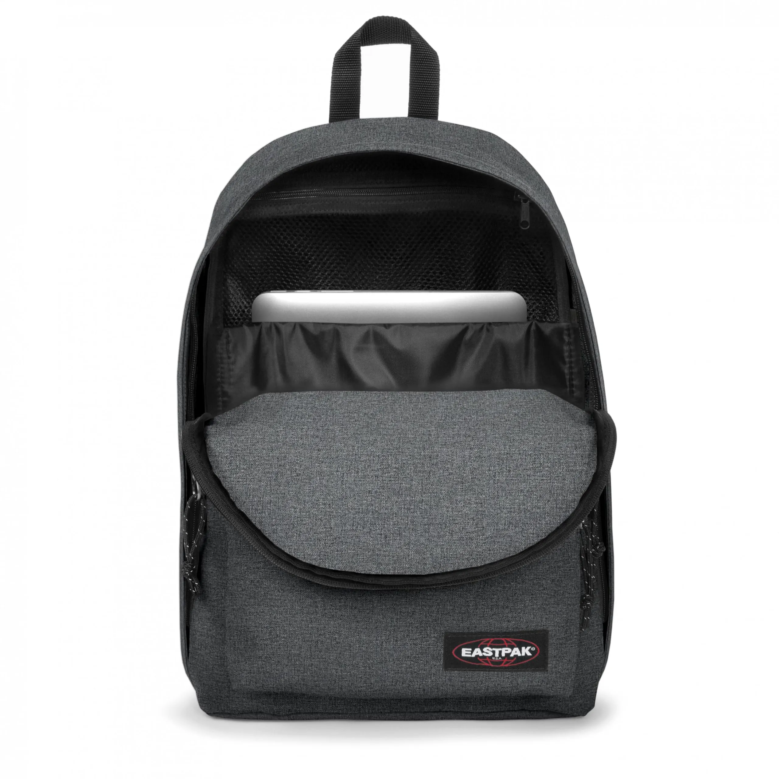Eastpak Out of Office Zaino 27L, Scomparto Laptop 13–15”, Black Denim - immagine 3