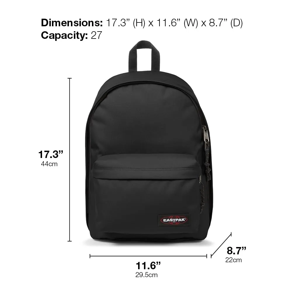Eastpak Out of Office Zaino 27L, Scomparto Laptop 13–15”, Black Denim - immagine 6