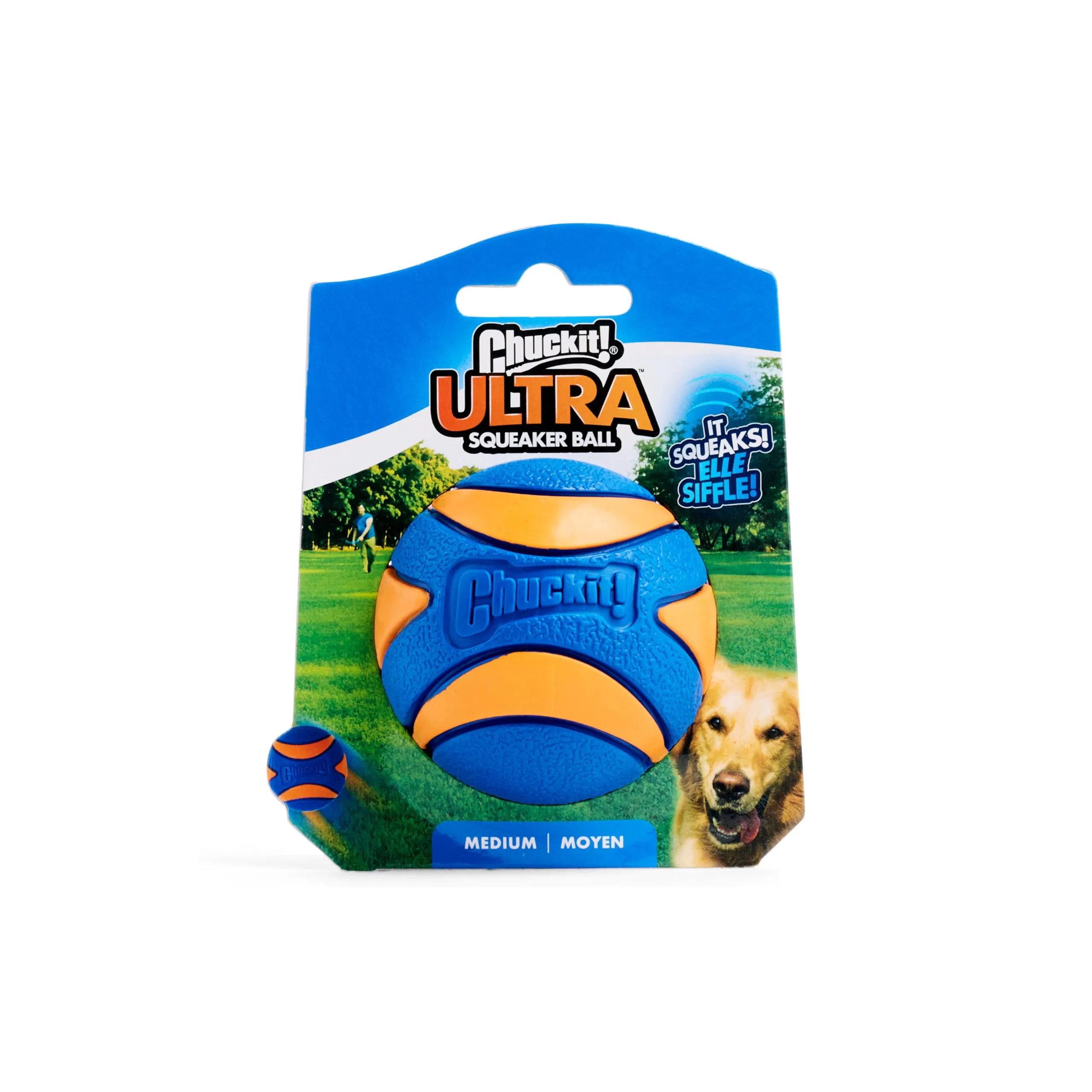 Chuckit! Cane Ultra Squeaker Ball, Medium - immagine 5