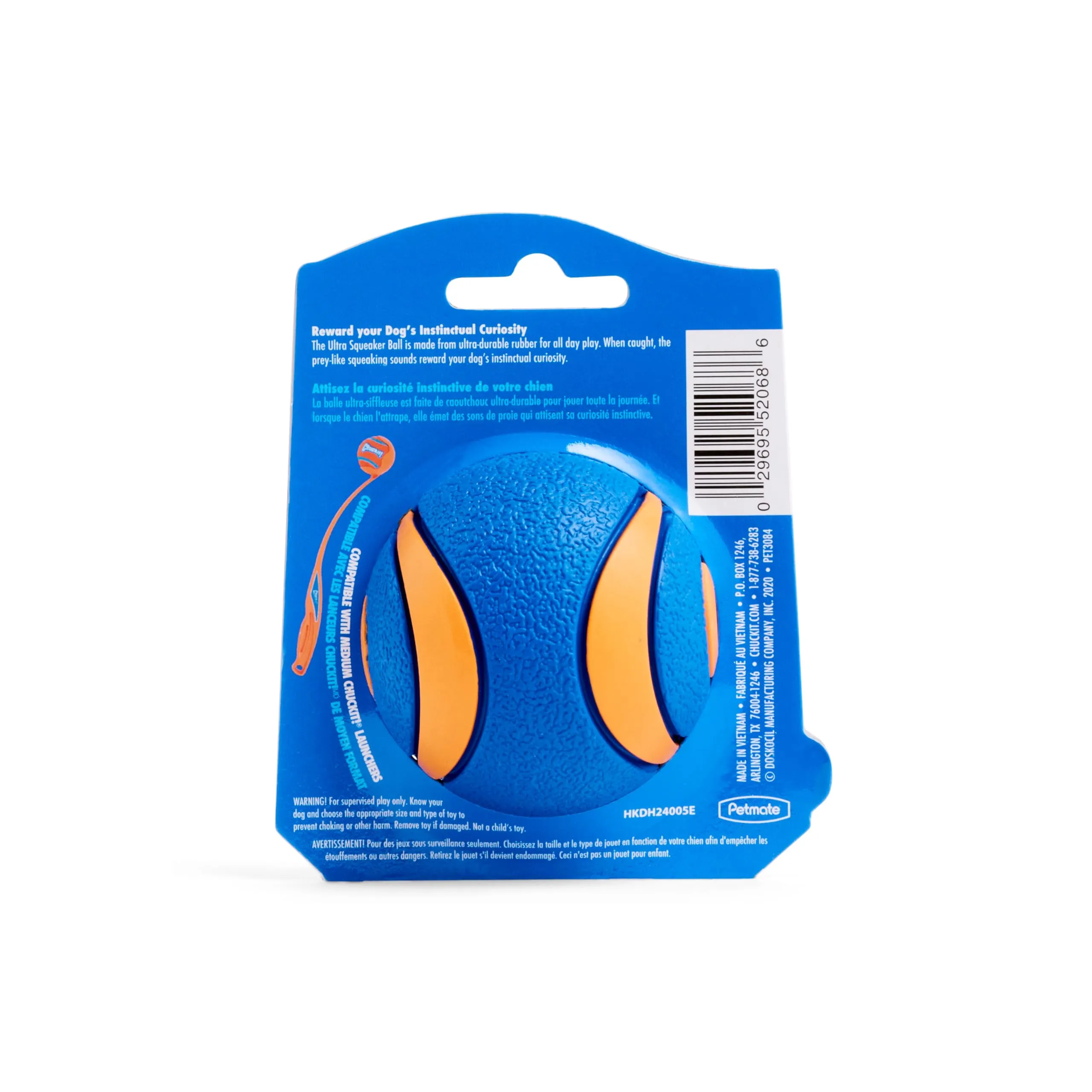 Chuckit! Cane Ultra Squeaker Ball, Medium - immagine 6