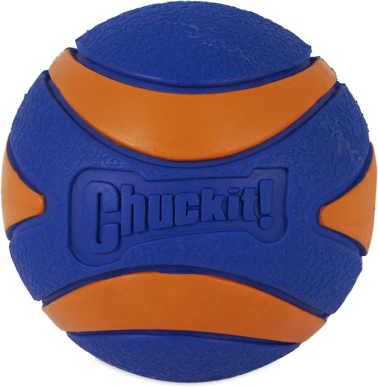 Chuckit! Ultra Squeaker Dog Ball, Floating High Bounce Rubber, Blue and Orange, Small (Pack of 2) - immagine 5