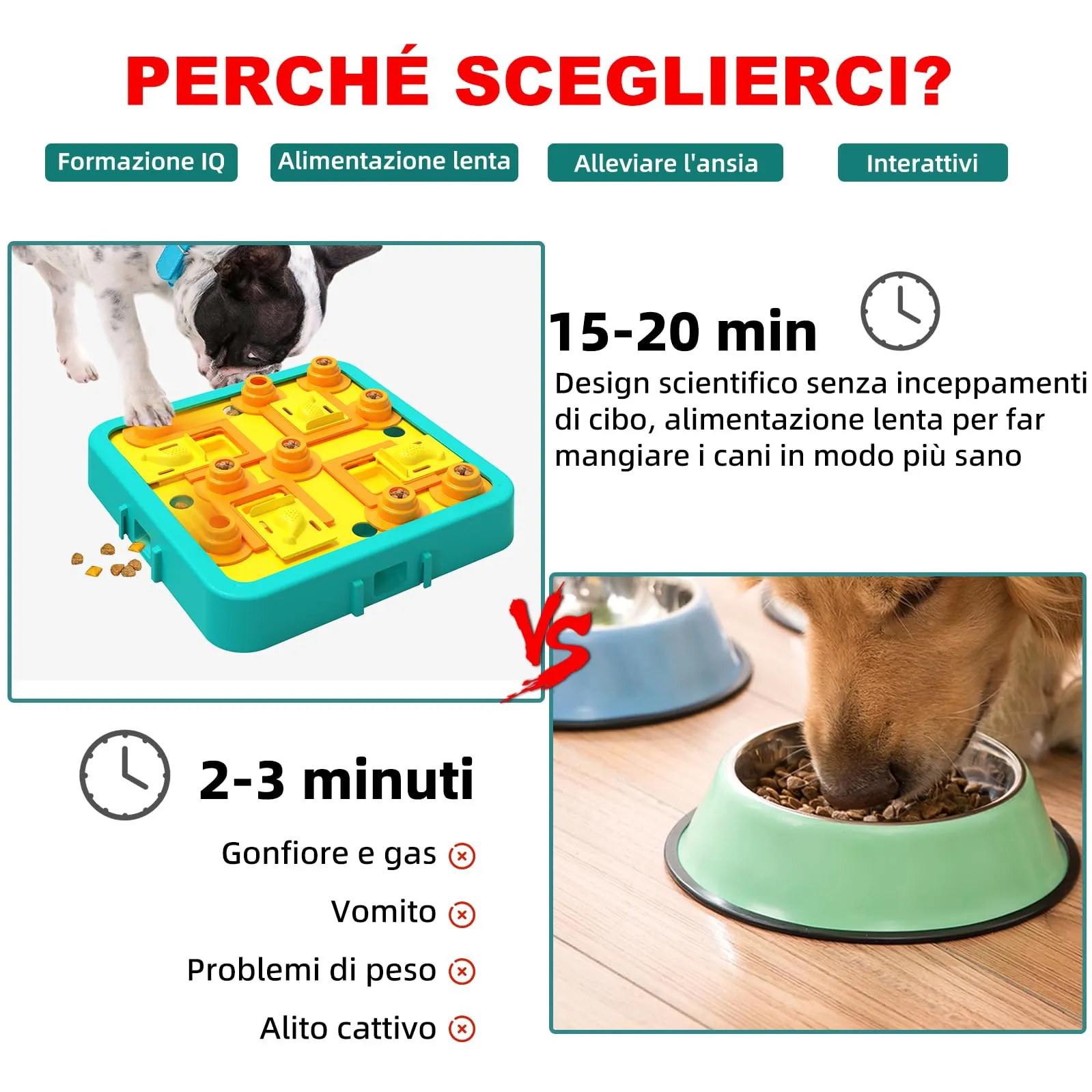 Dufuso Giochi Intelligenti per Cani, Training Comportamentale e IQ, Livello 3 (Avanzato) - immagine 2