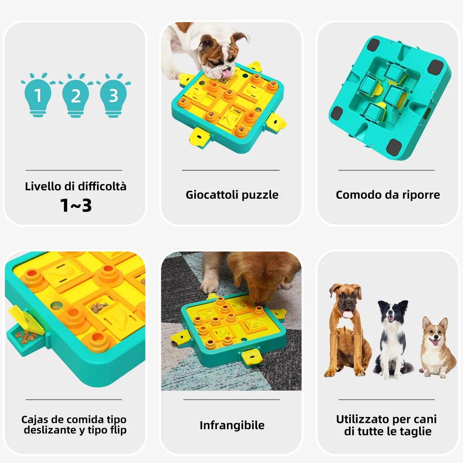 Dufuso Giochi Intelligenti per Cani, Training Comportamentale e IQ, Livello 3 (Avanzato) - immagine 3