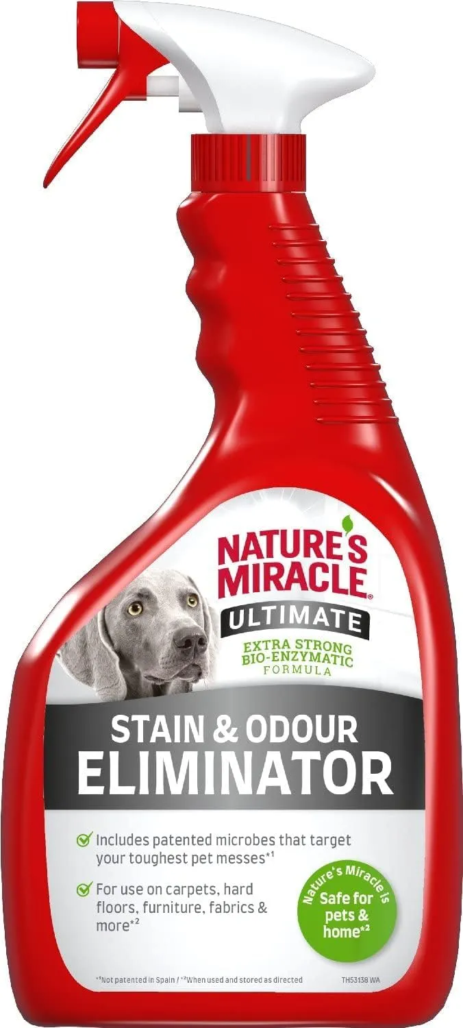Nature's Miracle Ultimate Stain & Odour Eliminator for Dogs, 946 ml - immagine 1