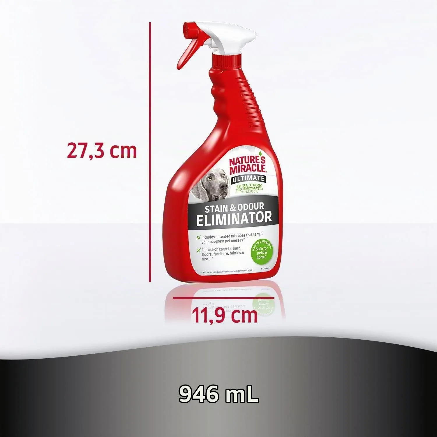 Nature's Miracle Ultimate Stain & Odour Eliminator for Dogs, 946 ml - immagine 7