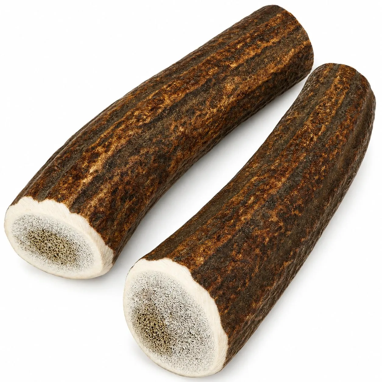 Kira & Gara Corno di Cervo Naturale per Cani (L, 101-150g, 2pz) - immagine 1
