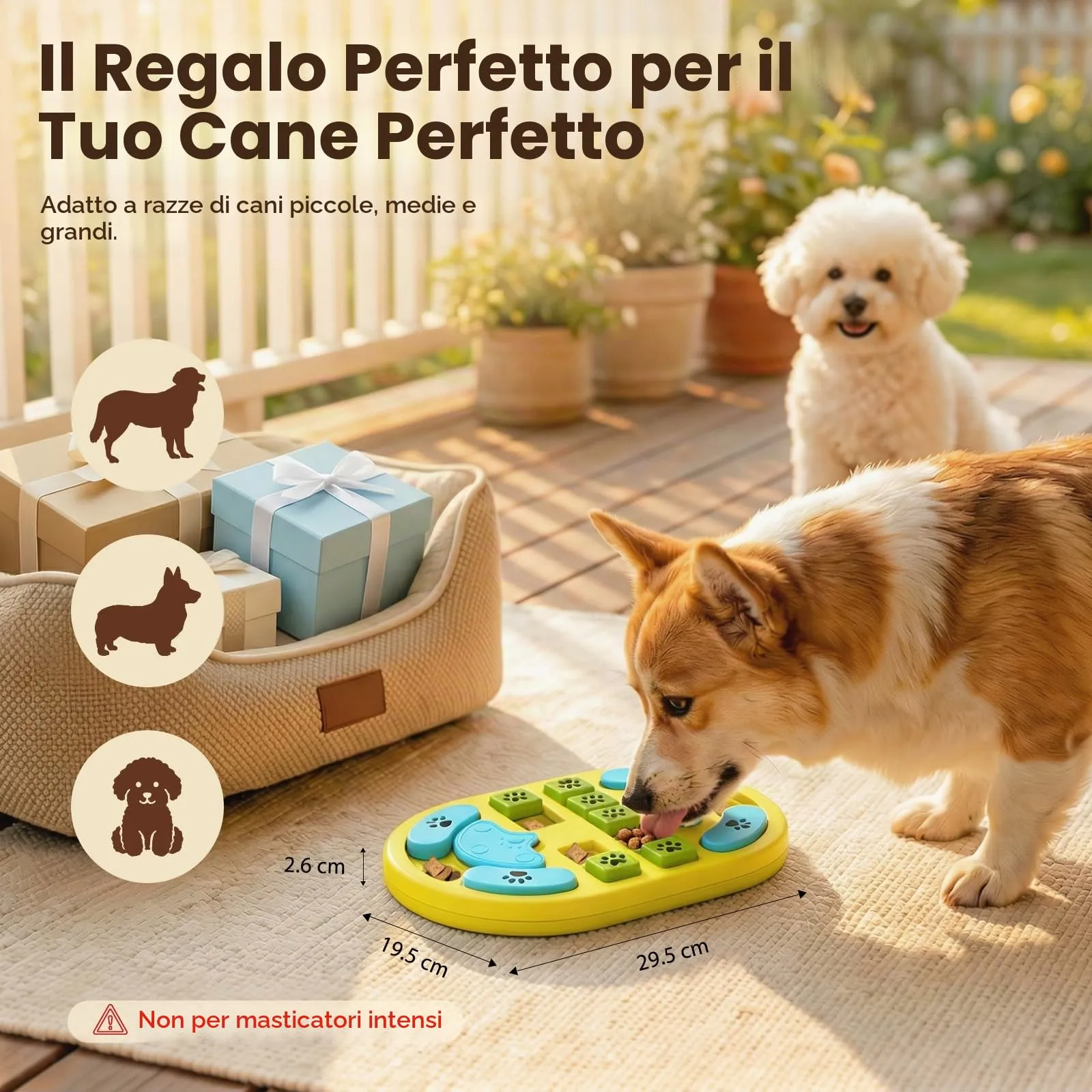Blanlody Giochi Interattivi per Cani Anti Ingozzamento per Cani Piccoli, Medi e Grandi - immagine 6