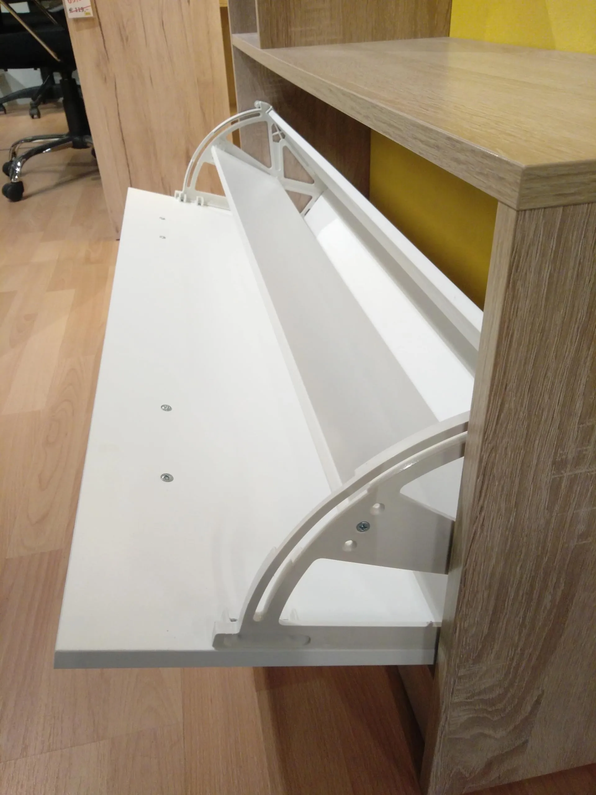 AVANTI TRENDSTORE Rudolf Guardaroba da Ingresso con Specchio, Ganci e Scarpiera - Marrone - immagine 3