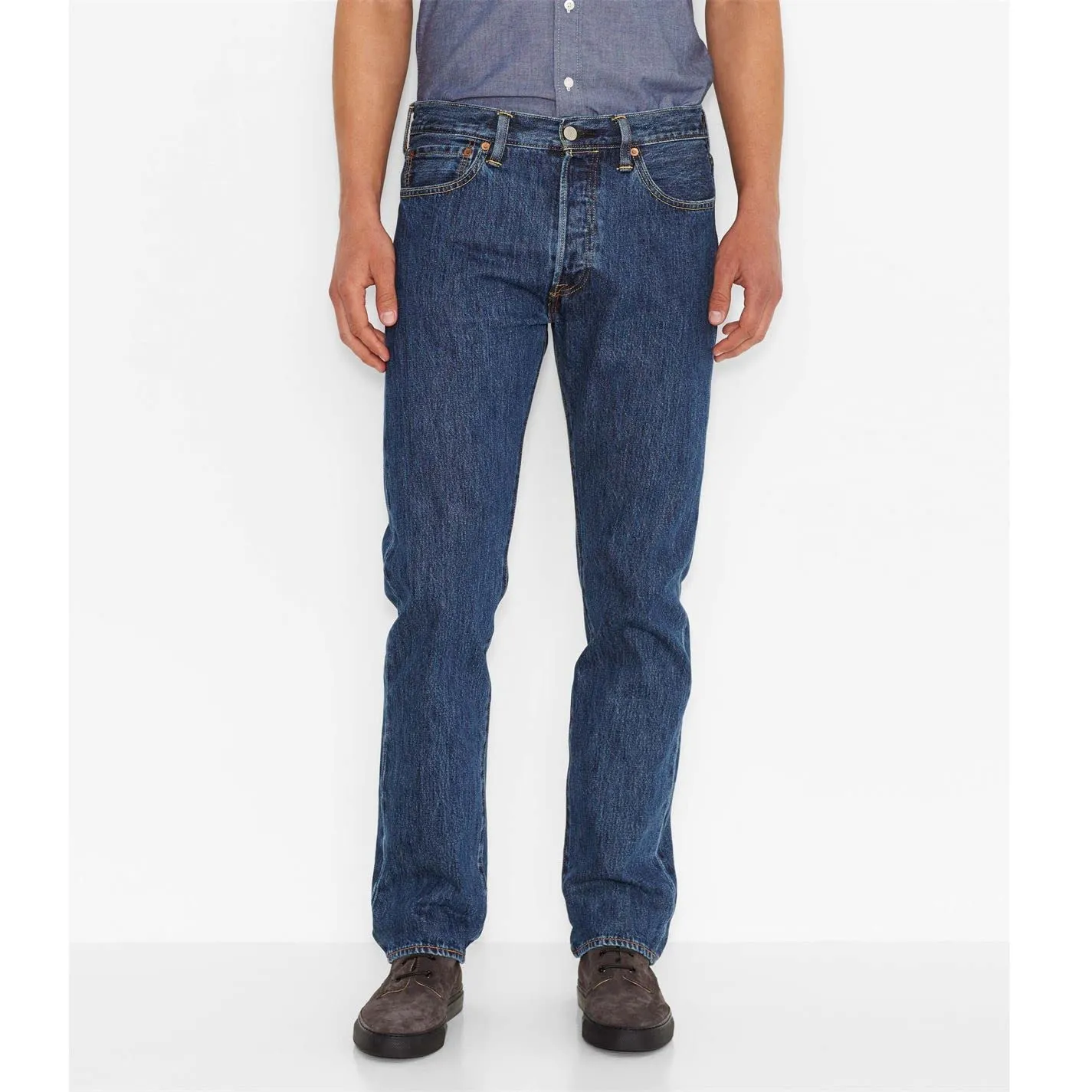 Levi's 501 Original Fit Jeans Uomo, Stonewash, 30W / 34L - immagine 4