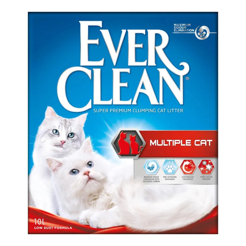 Ever Clean Multiple Cat Cat Litter, Scented, 10 L - immagine 1