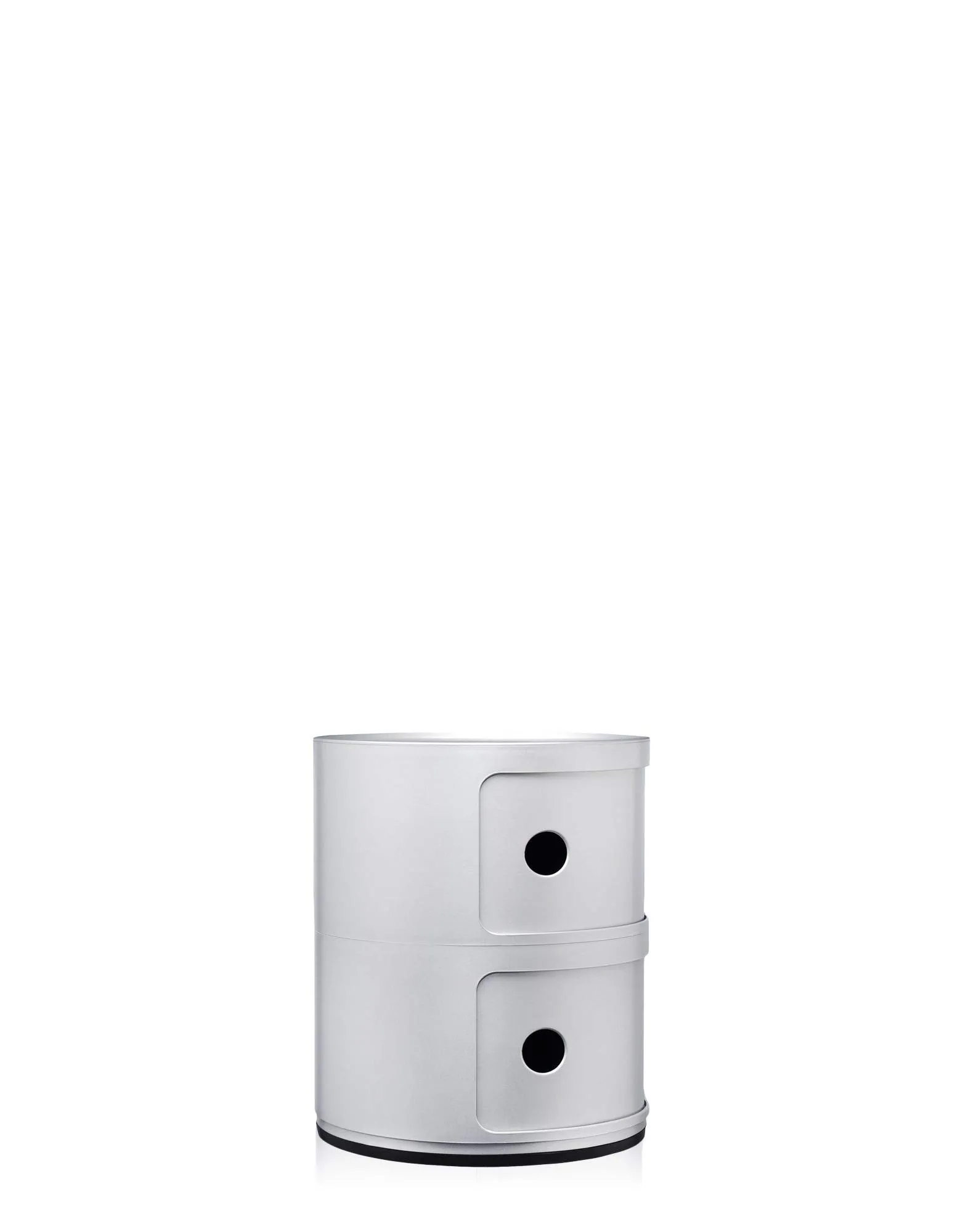 Kartell Componibili Contenitore 2 Elementi, Argento, 32 x 32 x 40 cm - immagine 5
