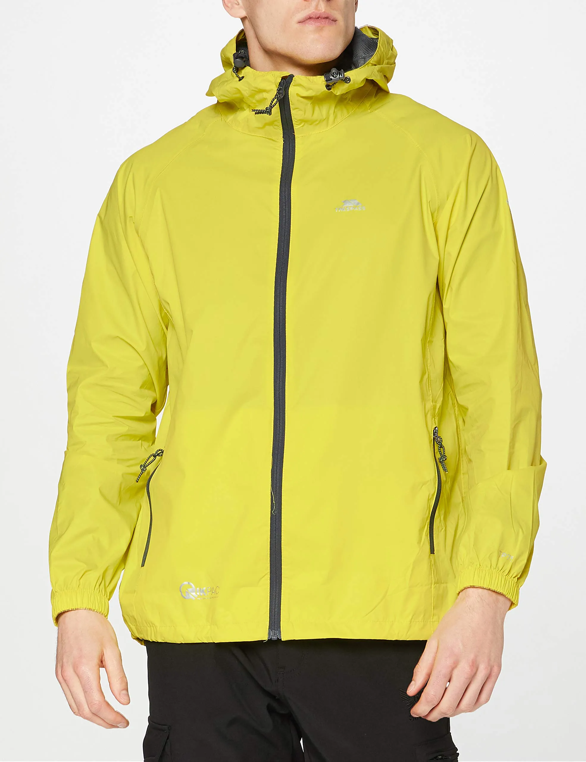 Trespass Qikpac Giacca Ripiegabile, Giallo, XXL - immagine 3