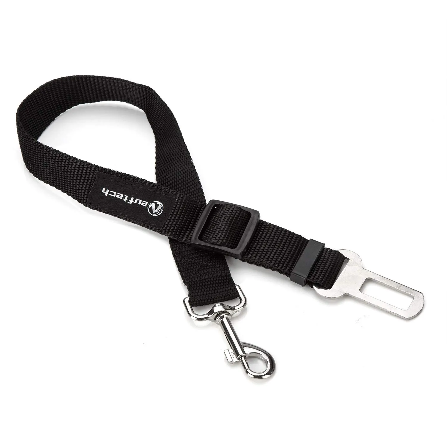 Neuftech Cintura di Sicurezza Auto Regolabile per Cane, Nero, 65cm - immagine 1