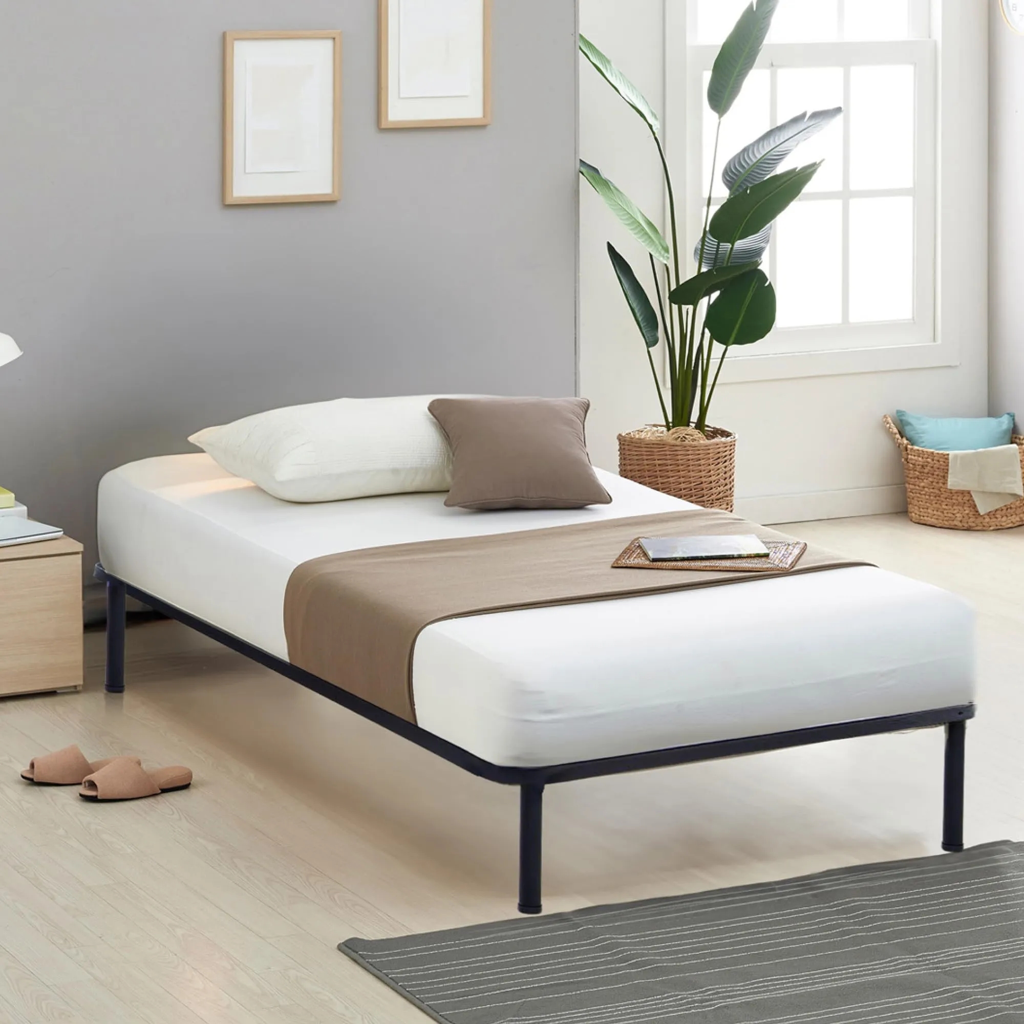 Dolci Sogni Set Letto Singolo 80x190 con Rete a Doghe in Legno, Materasso 14 cm e Cuscino - immagine 2