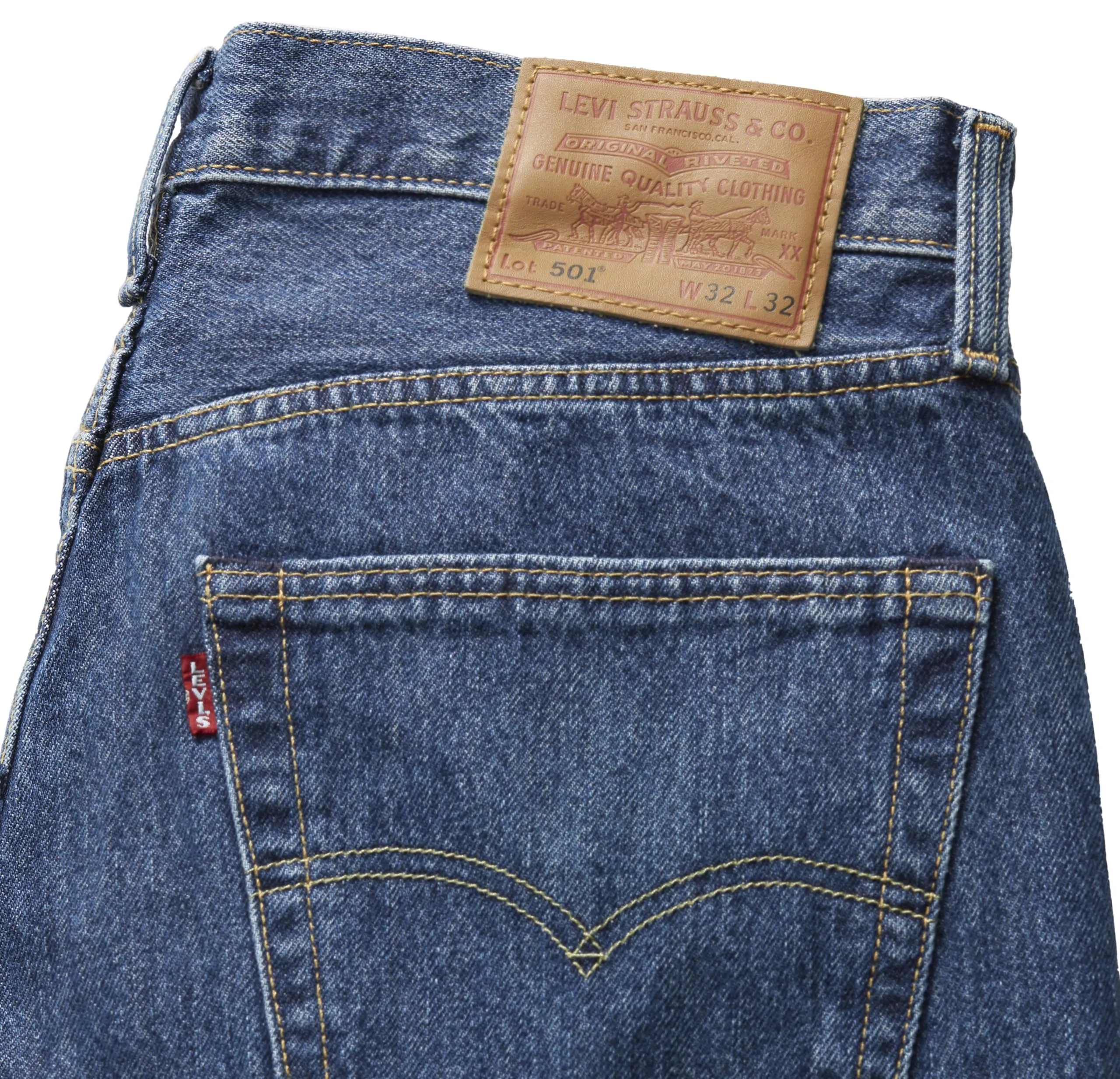 Levi's 501 Original Fit Jeans Uomo, Stonewash, 33W / 36L - immagine 8