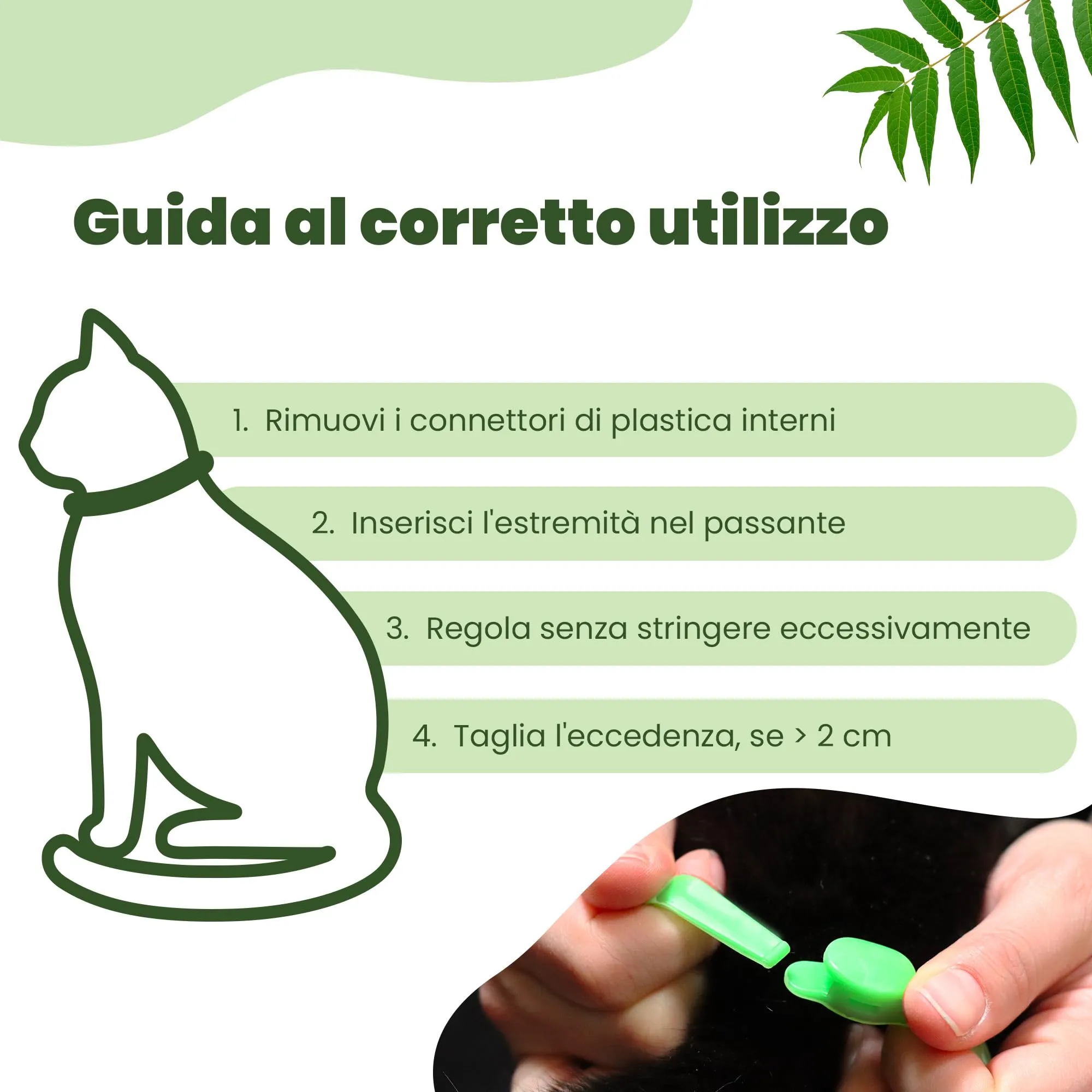 Camon Collare Barriera per Gatto Olio di Neem, 35cm - immagine 4
