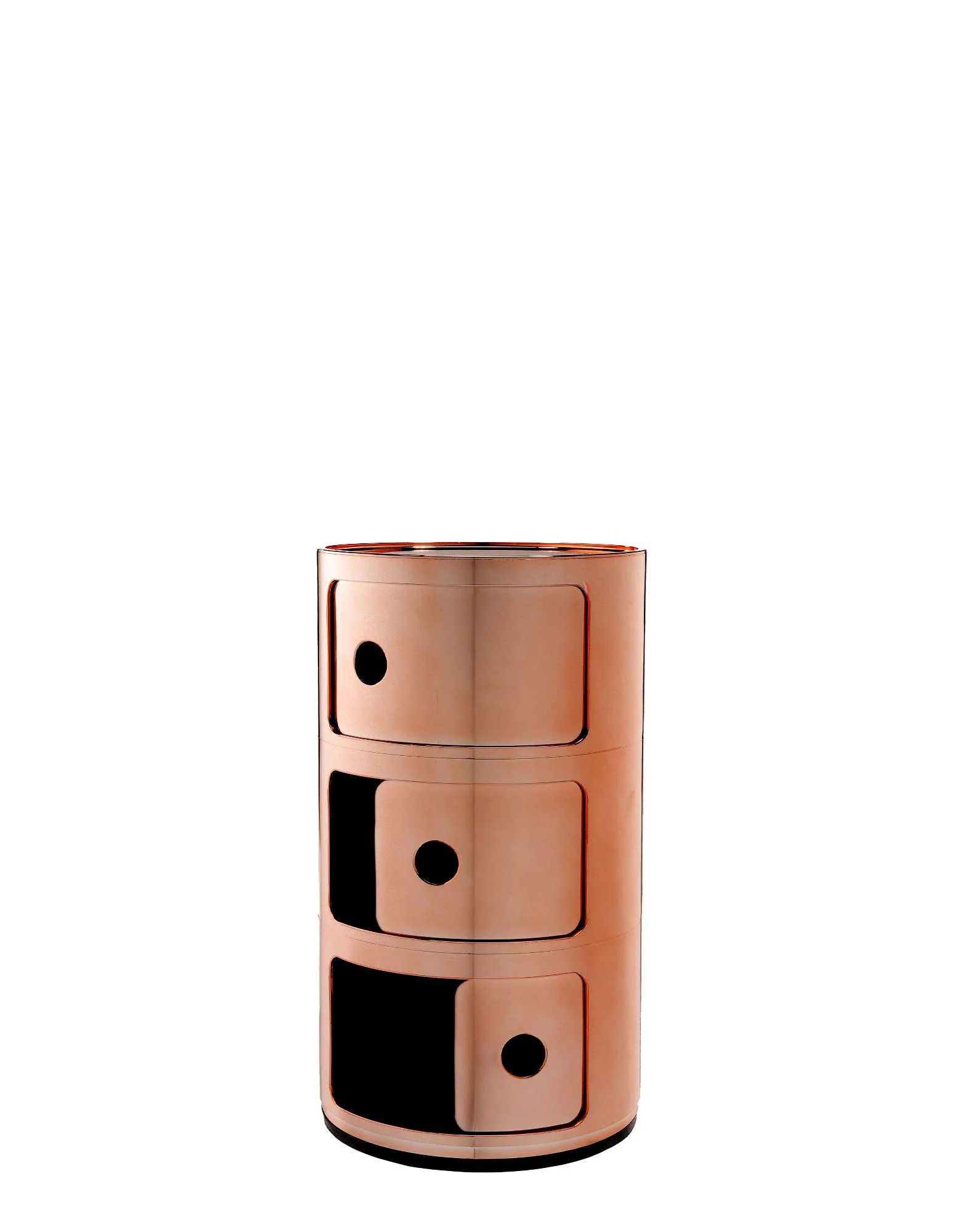 Kartell Componibili Contenitore 3 Elementi, ABS, Rame, 32 x 32 x 58.5 cm - immagine 4