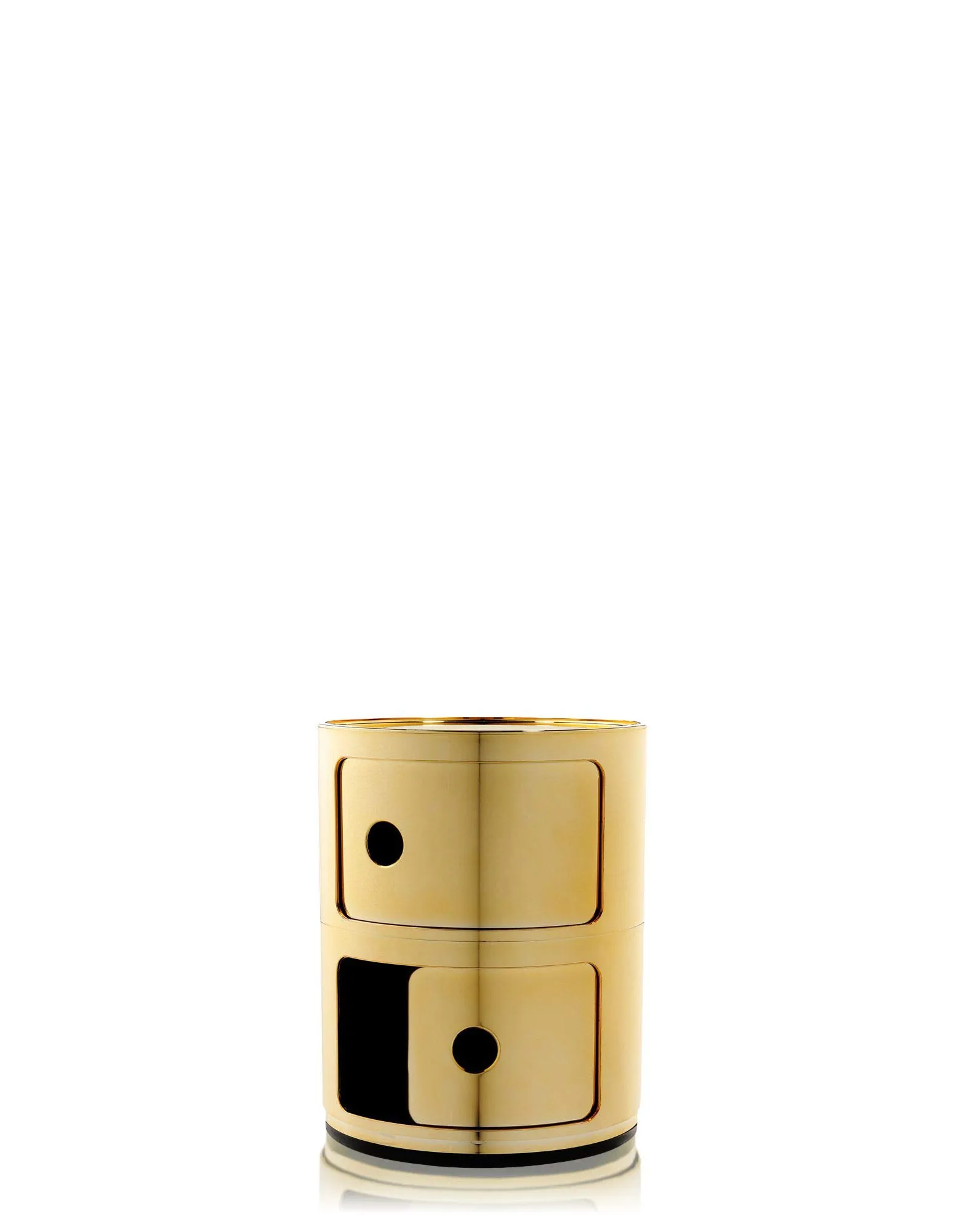 Kartell Componibili Contenitore 2 Elementi, Oro, 32 x 32 x 40 cm - immagine 4