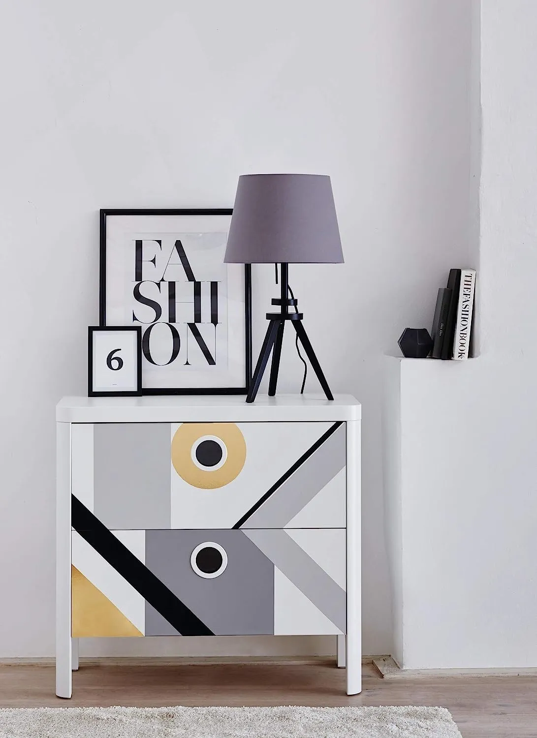 d-c-fix Pellicola Adesiva per Mobili, Grigio Opaco, 45 cm x 2 m - immagine 2