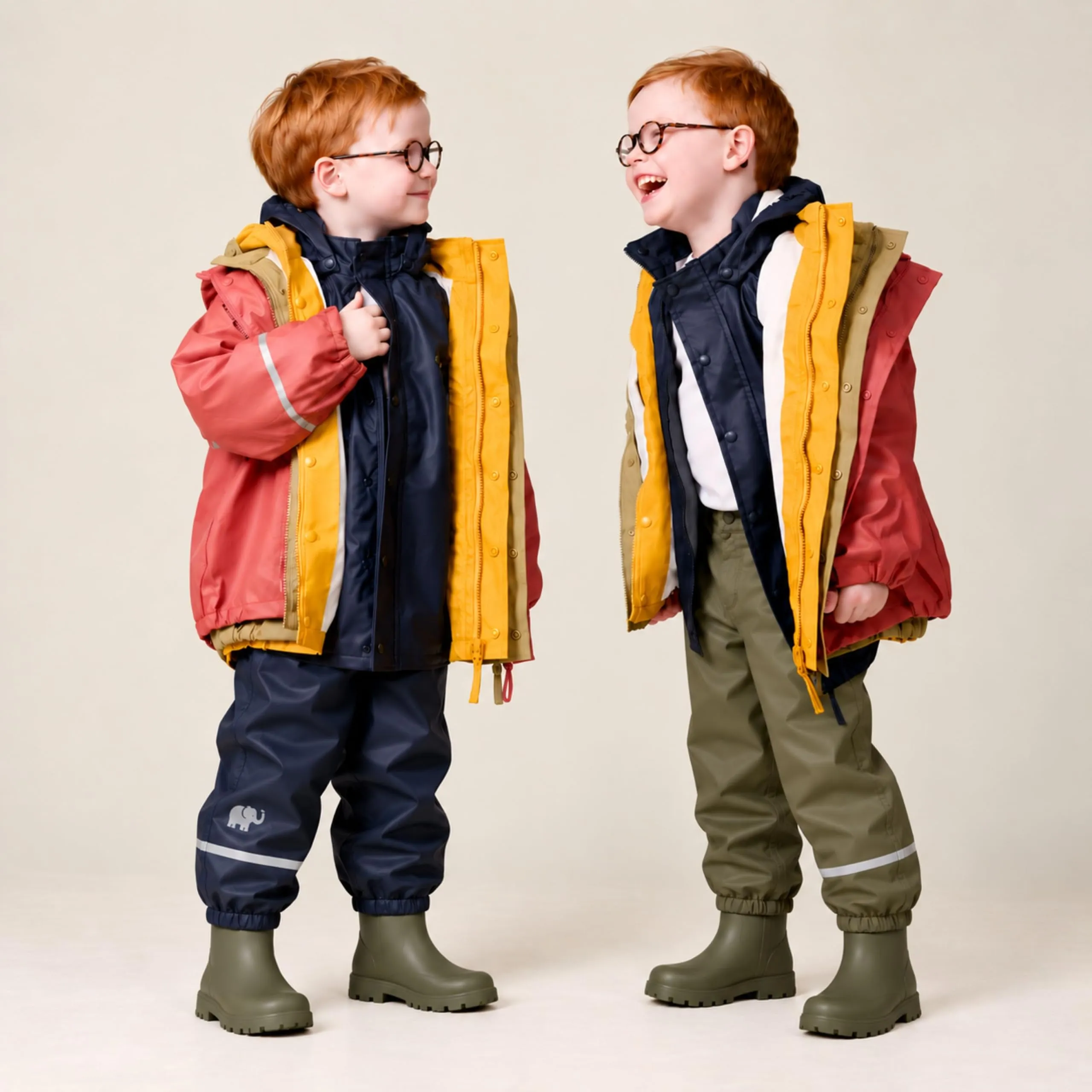 Celavi Basic Rainwear Suit for Children, Dark Navy, 70 cm - immagine 3