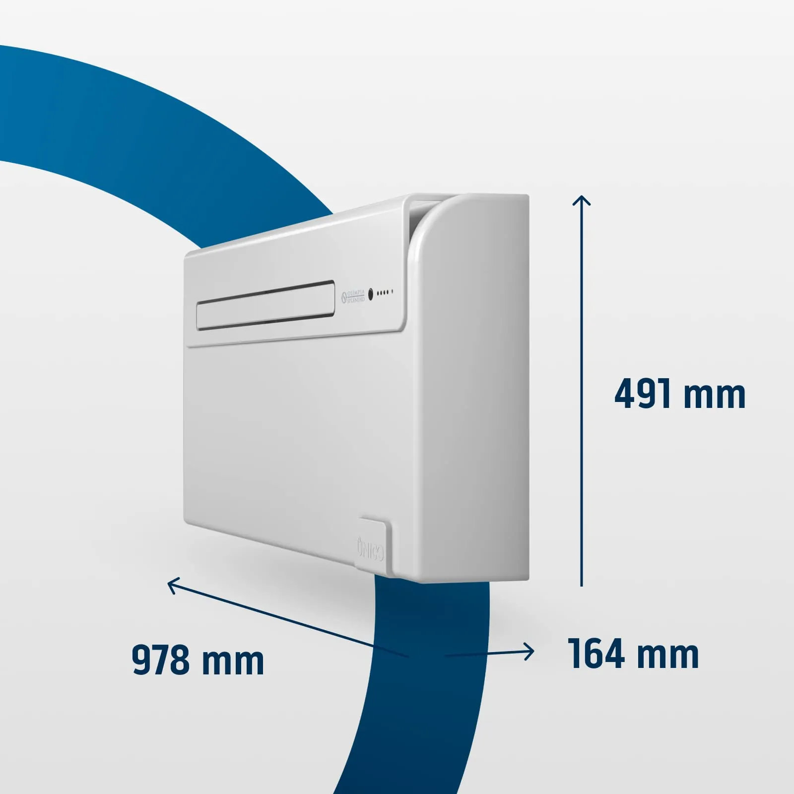 Olimpia Splendid 01504 Unico Air 8 HP Climatizzatore Fisso senza Unità Esterna, Caldo Freddo, Wi-Fi Ready, Bianco, 1.8 KW - immagine 8