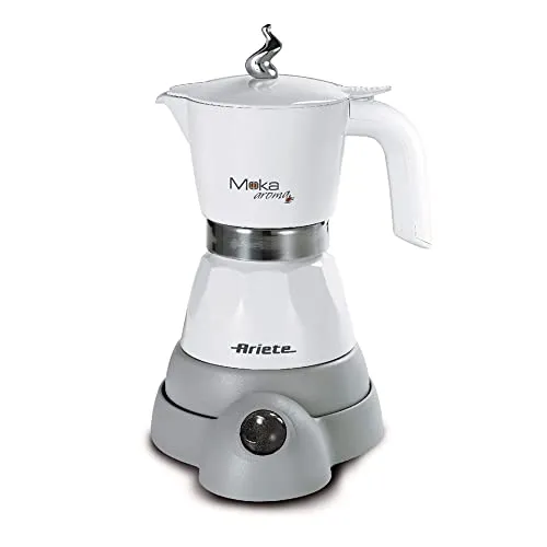 Ariete 1358 Moka Aroma Moka Elettrica 2/4 Tazze Bianco - immagine 2