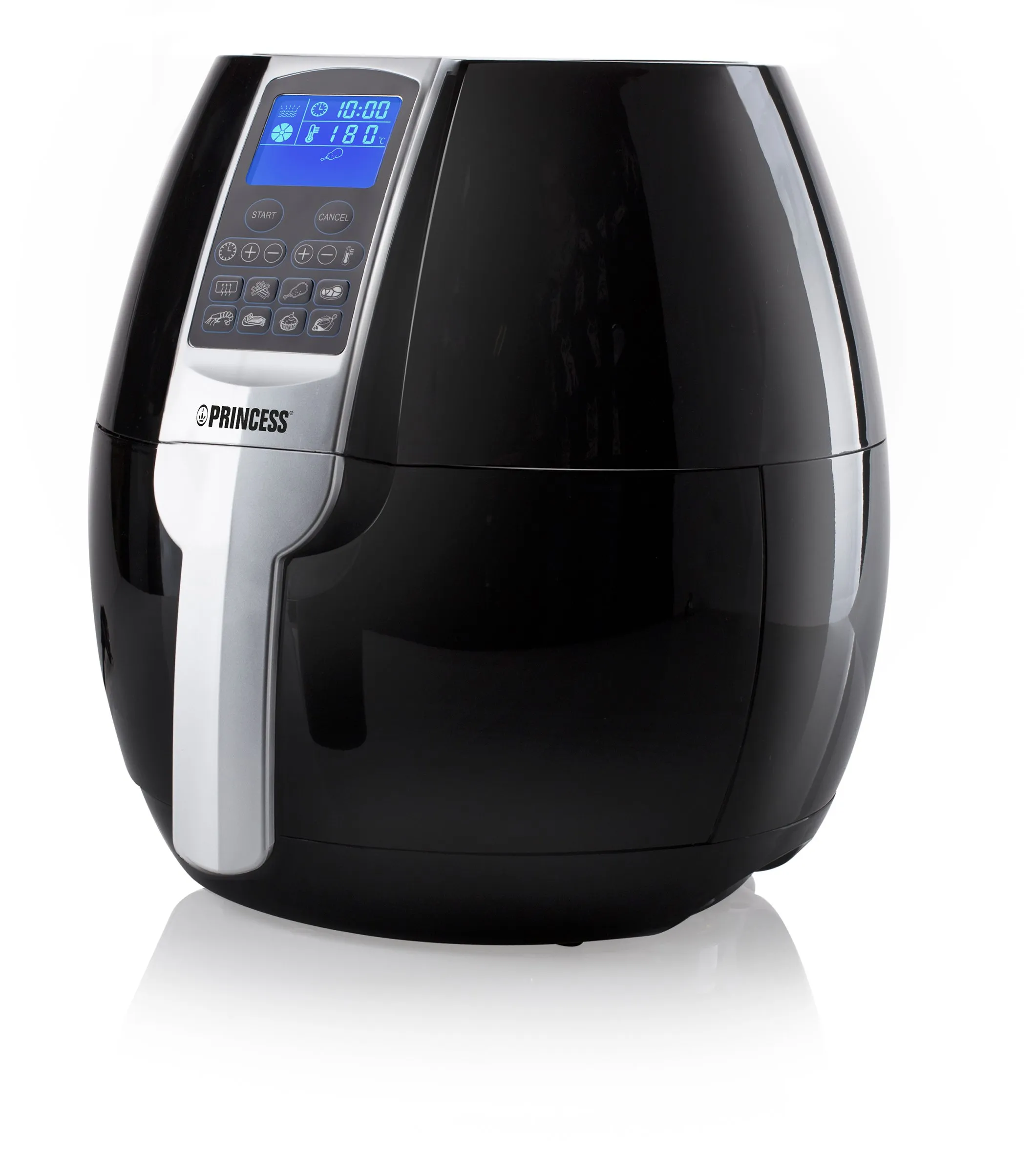 Princess Friggitrice ad Aria Calda XL 182020, 1500 W, 3.2 Litri, Nero/Argento - immagine 1