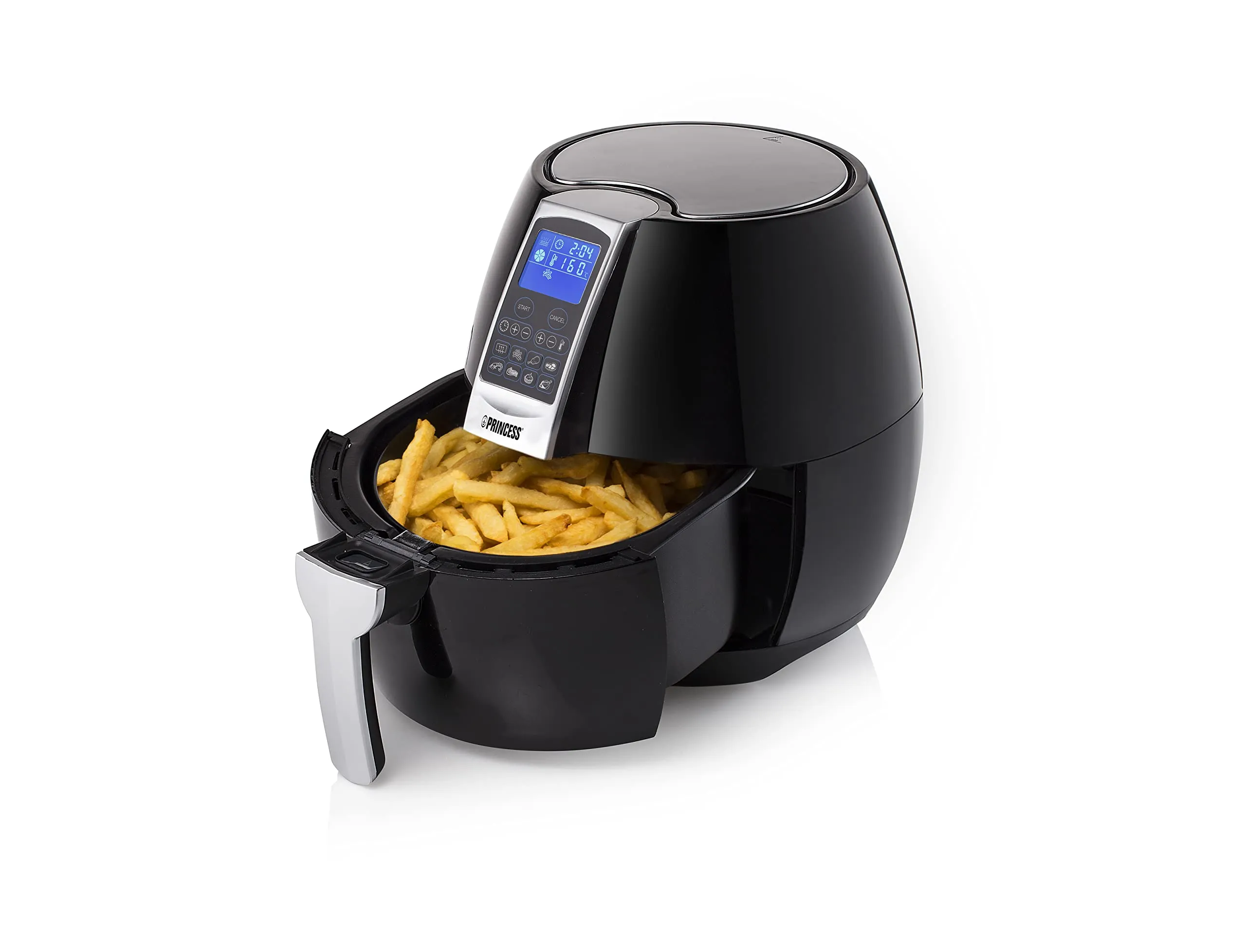 Princess Friggitrice ad Aria Calda XL 182020, 1500 W, 3.2 Litri, Nero/Argento - immagine 4