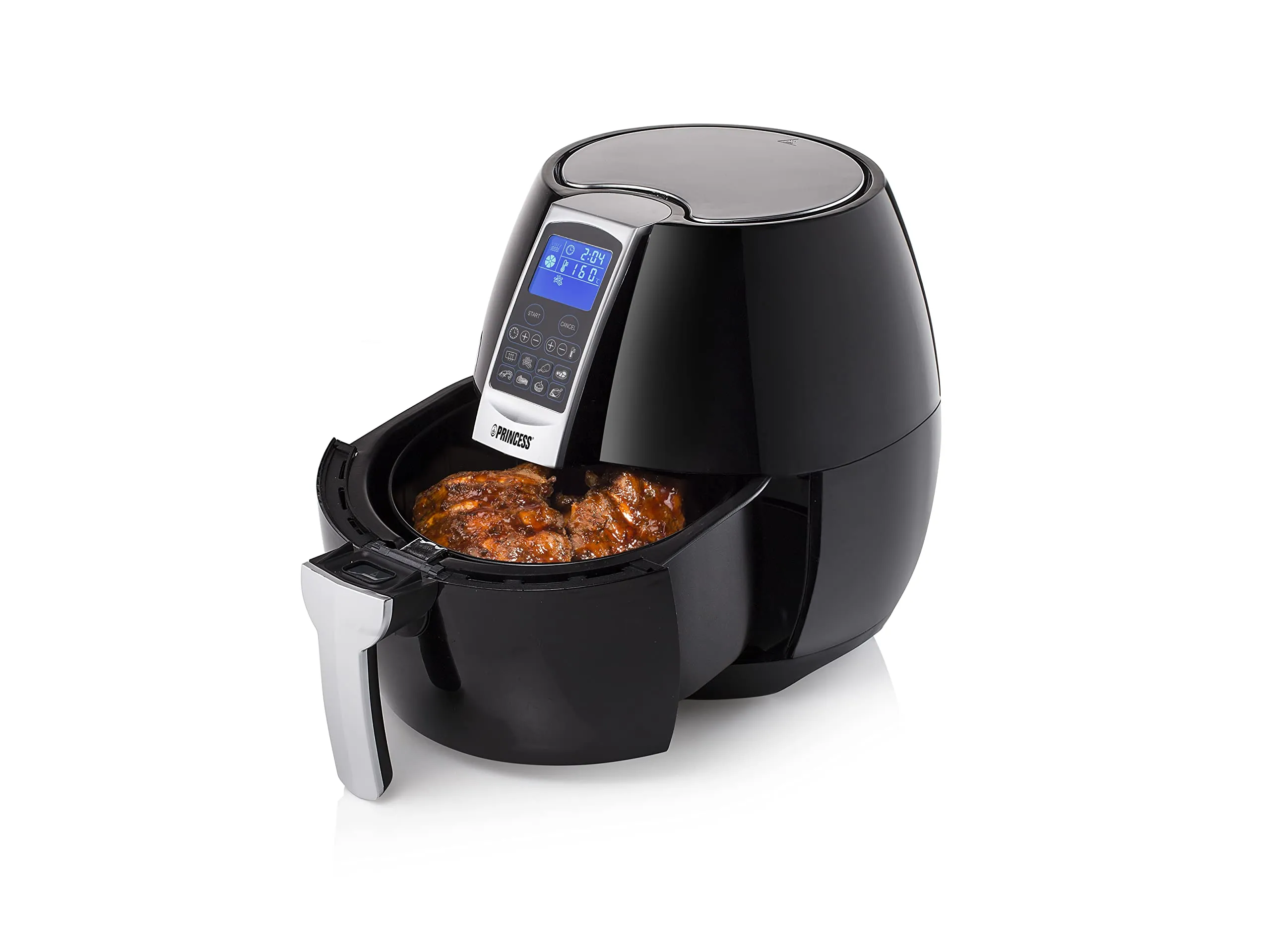 Princess Friggitrice ad Aria Calda XL 182020, 1500 W, 3.2 Litri, Nero/Argento - immagine 7
