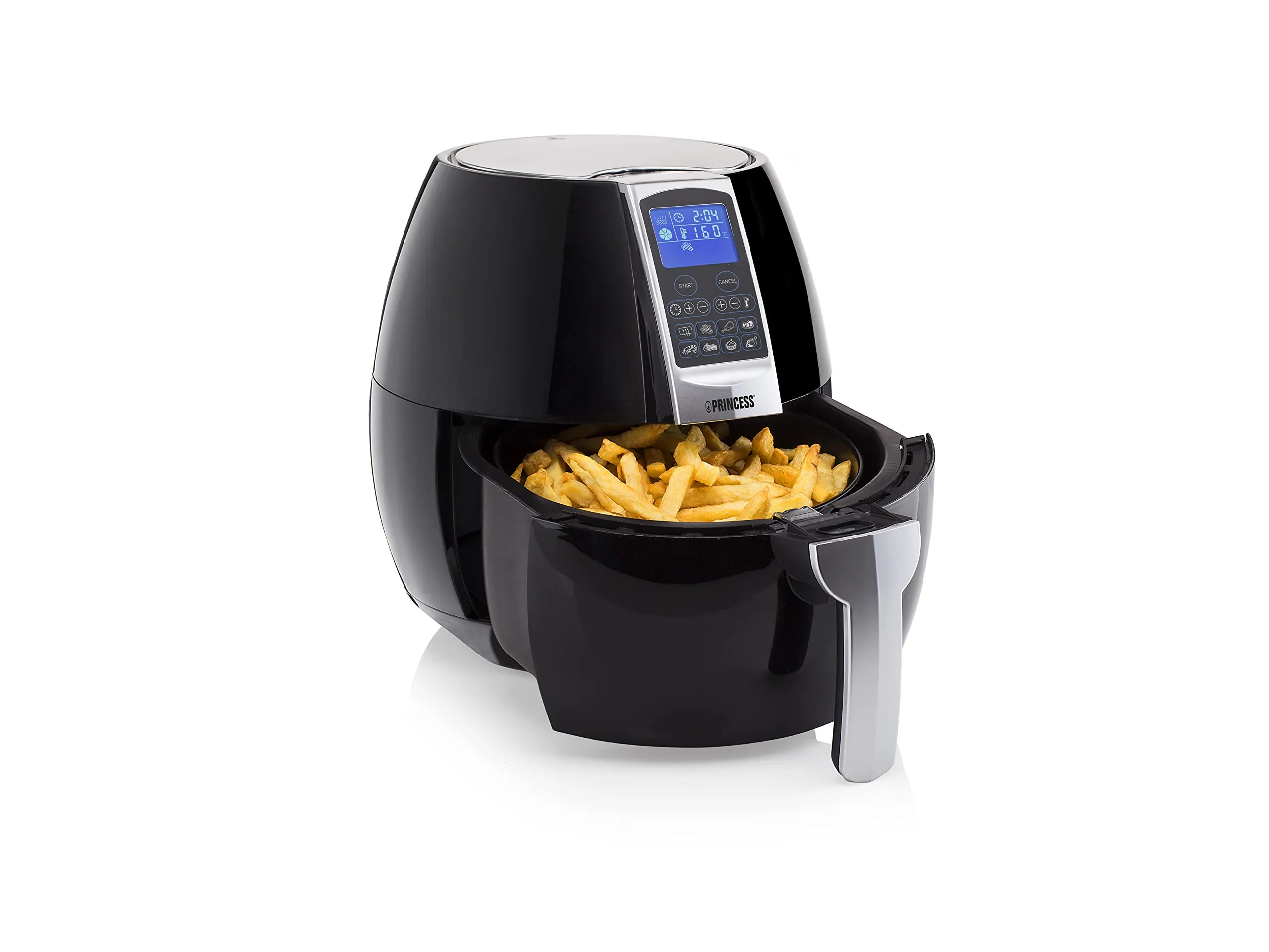 Princess Friggitrice ad Aria Calda XL 182020, 1500 W, 3.2 Litri, Nero/Argento - immagine 11