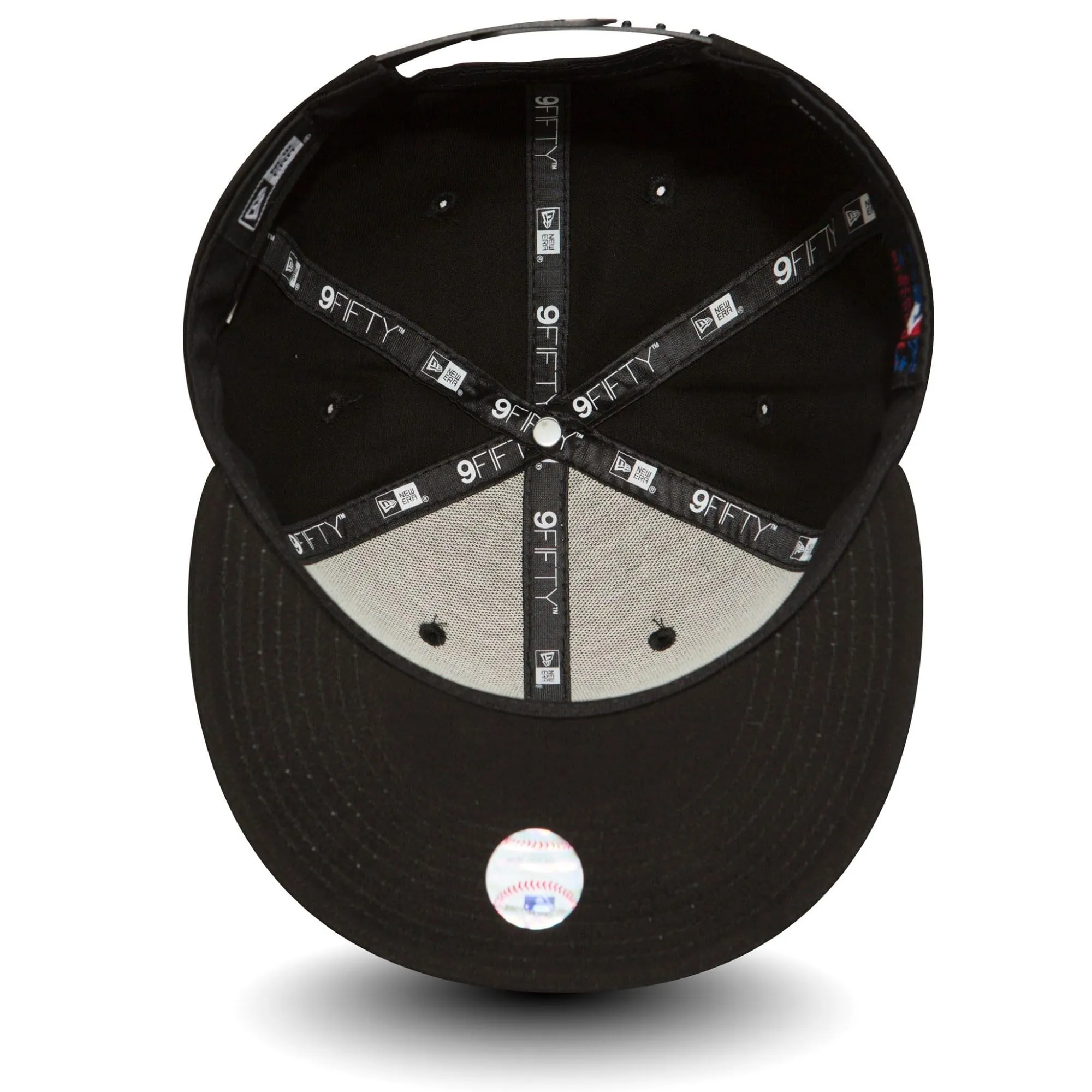 New Era MLB 9Fifty New York Yankees Snapback Cap, Black, S-M - immagine 4