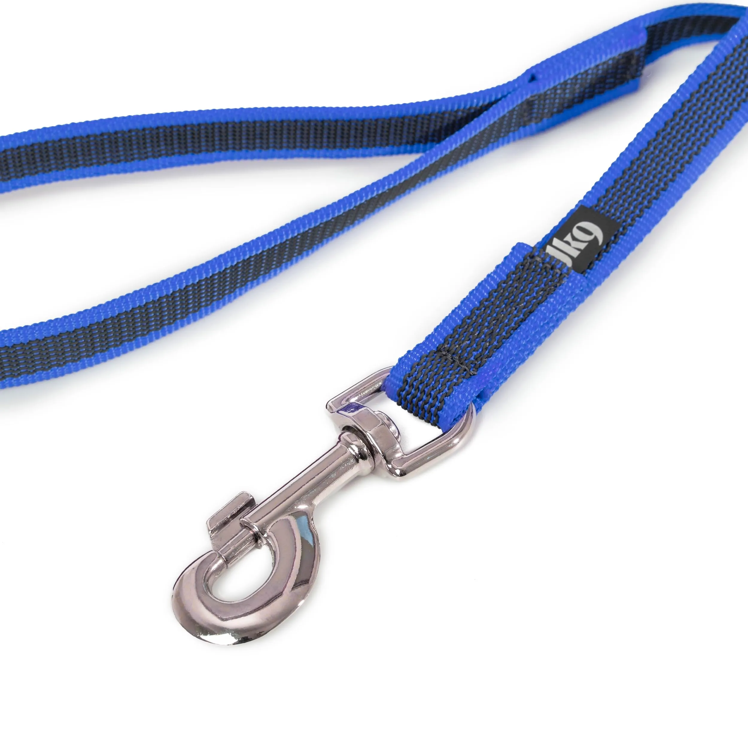 Julius-K9 Color & Gray Super Presa Guinzaglio Con Manico, 20 mm x 3 m, Blu - immagine 3
