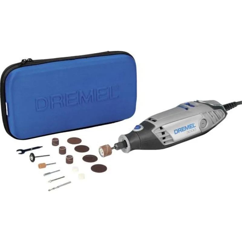 Dremel 3000 Utensile Multifunzione Rotativo, 130 W, 15 Accessori - immagine 1