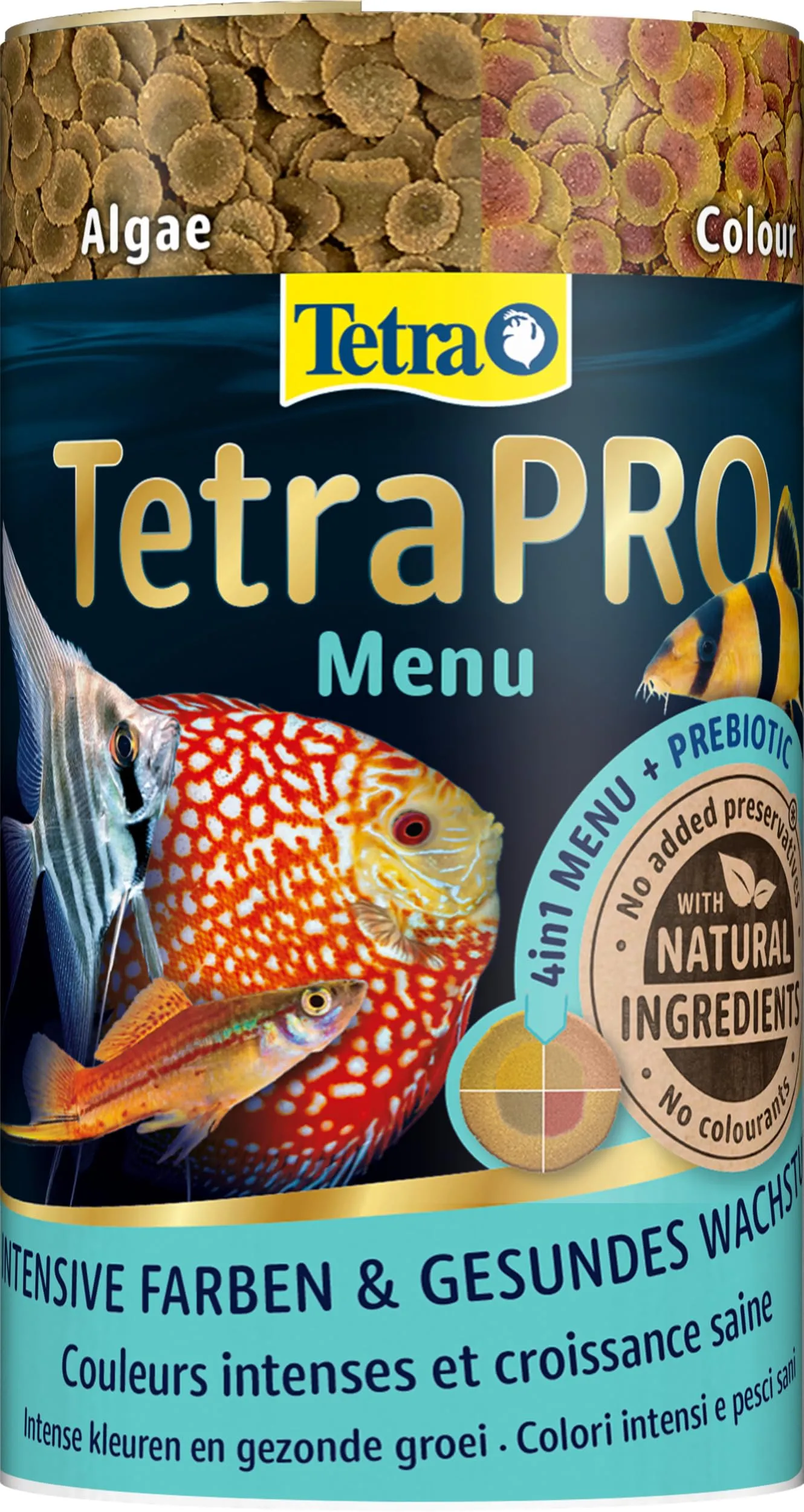 Tetra Pro Multi-Crisps Menu Mangime per Pesci 4in1, 250 ml - immagine 1