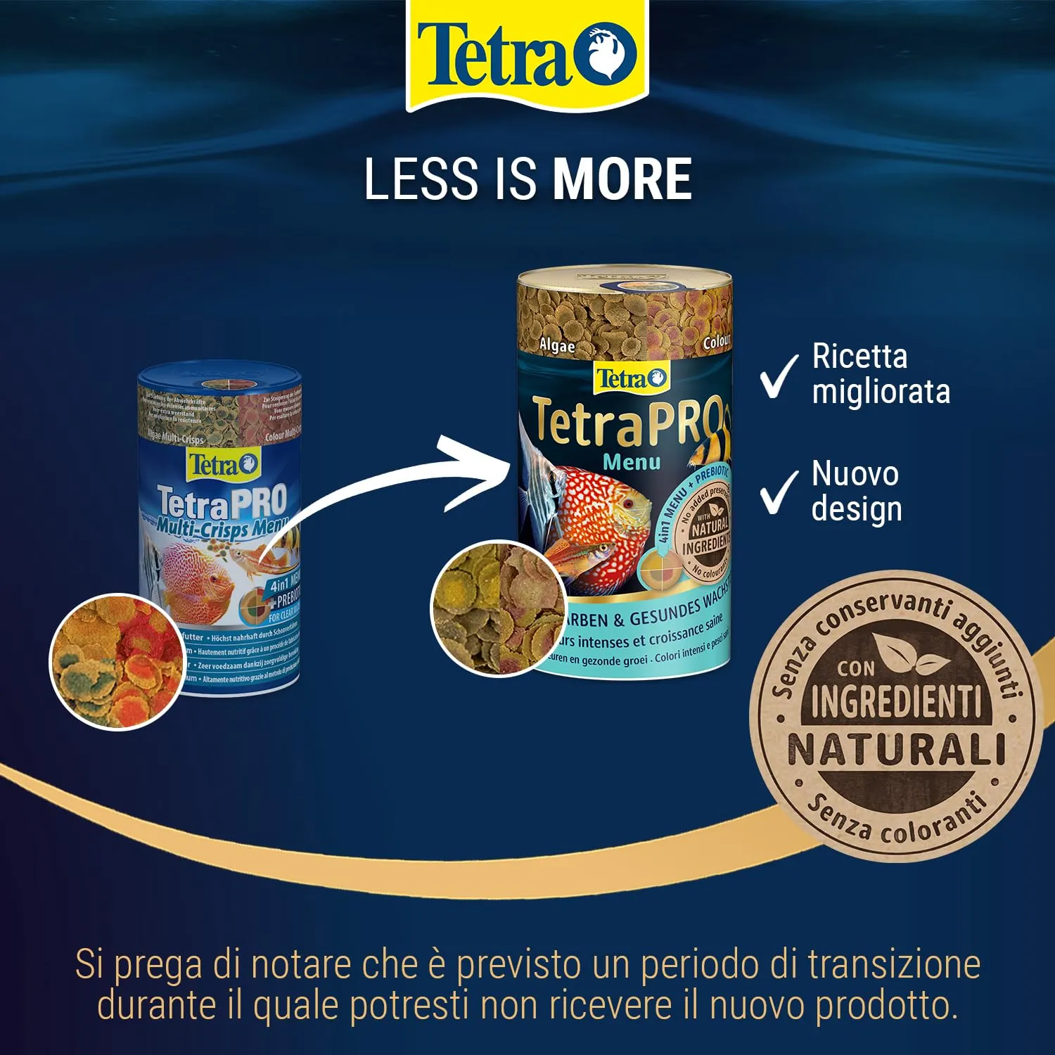 Tetra Pro Multi-Crisps Menu Mangime per Pesci 4in1, 250 ml - immagine 2