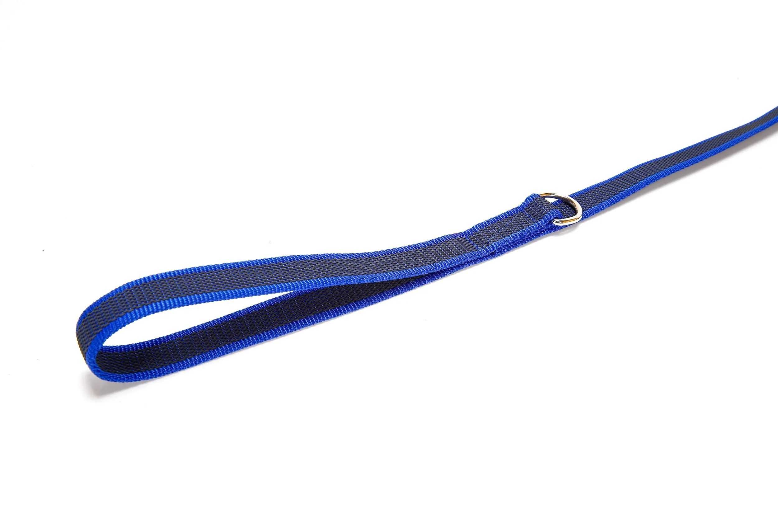 Julius-K9 Color & Gray Super Presa Guinzaglio Con Manico, 20 mm x 2 m, Blu - immagine 3