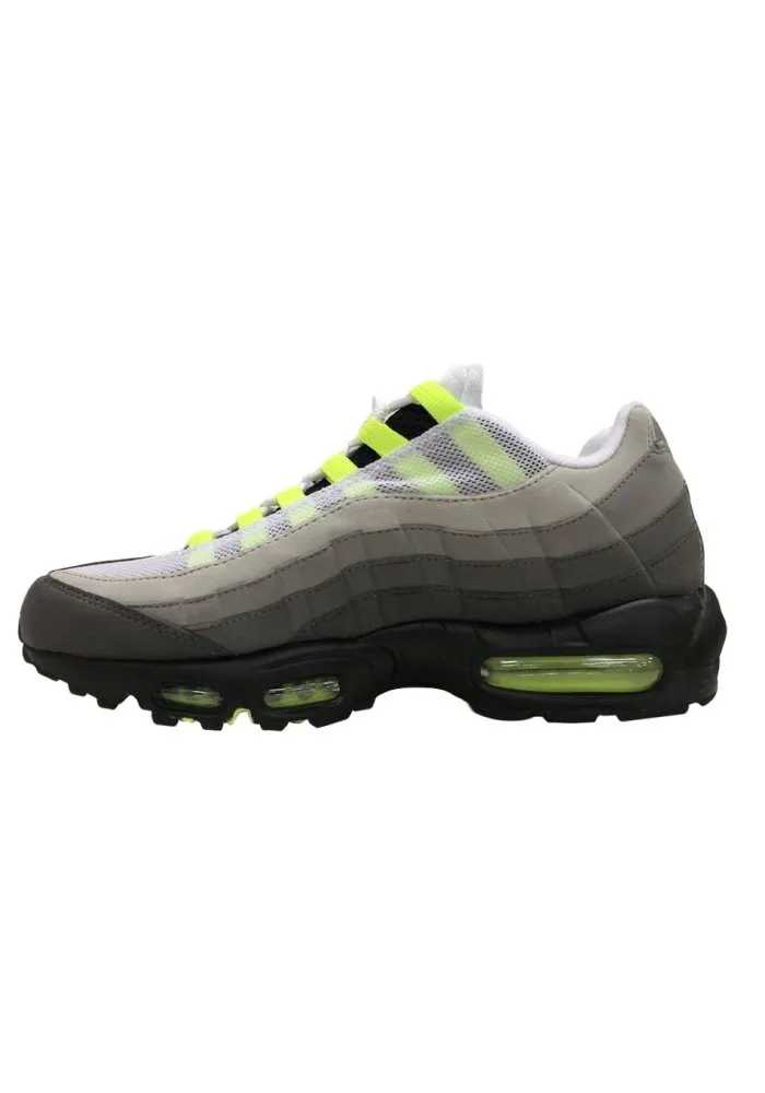 Nike Air Max 95 OG Men's Shoes - Black/Volt-Medium Ash-Dk Pwtr - 46 - immagine 2