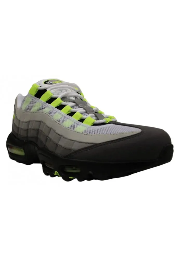 Nike Air Max 95 OG Men's Shoes - Black/Volt-Medium Ash-Dk Pwtr - 46 - immagine 3