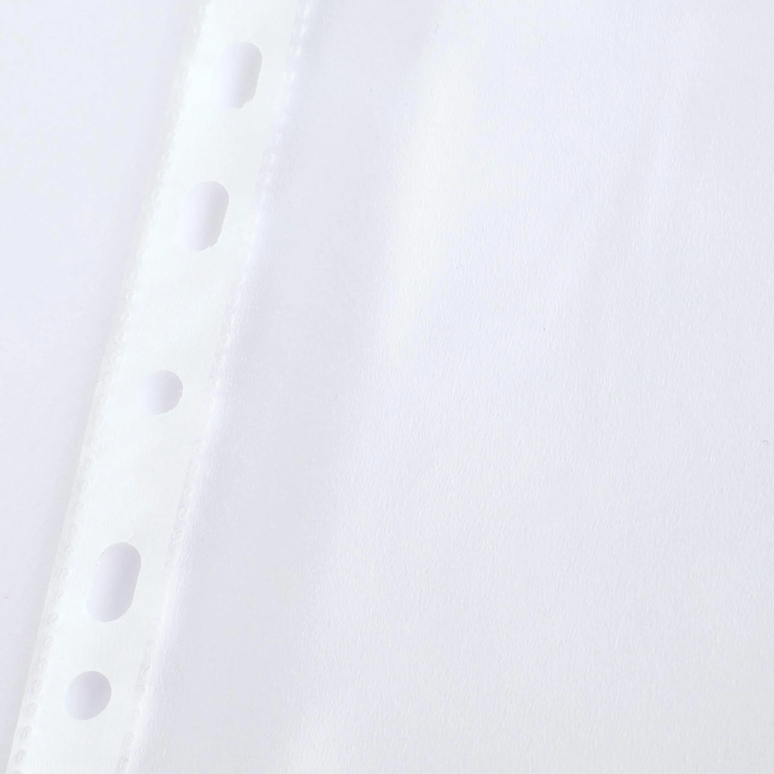 D.RECT Buste Perforate A4 40 Micron Polipropilene Buccia d'Arancia, Trasparente, 100 Unità - immagine 3