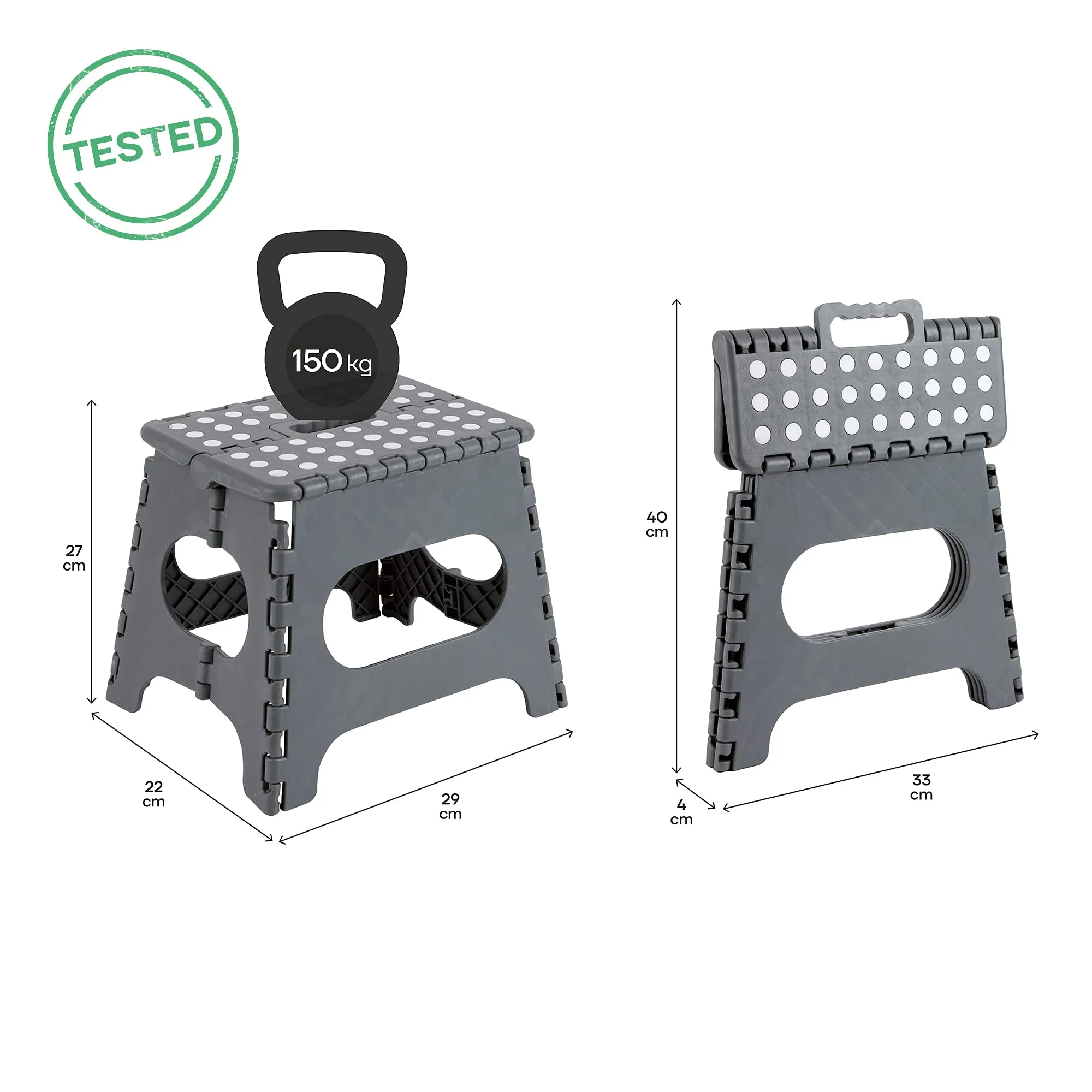 Arregui Sgabello Pieghevole in Plastica TB-027 - immagine 2