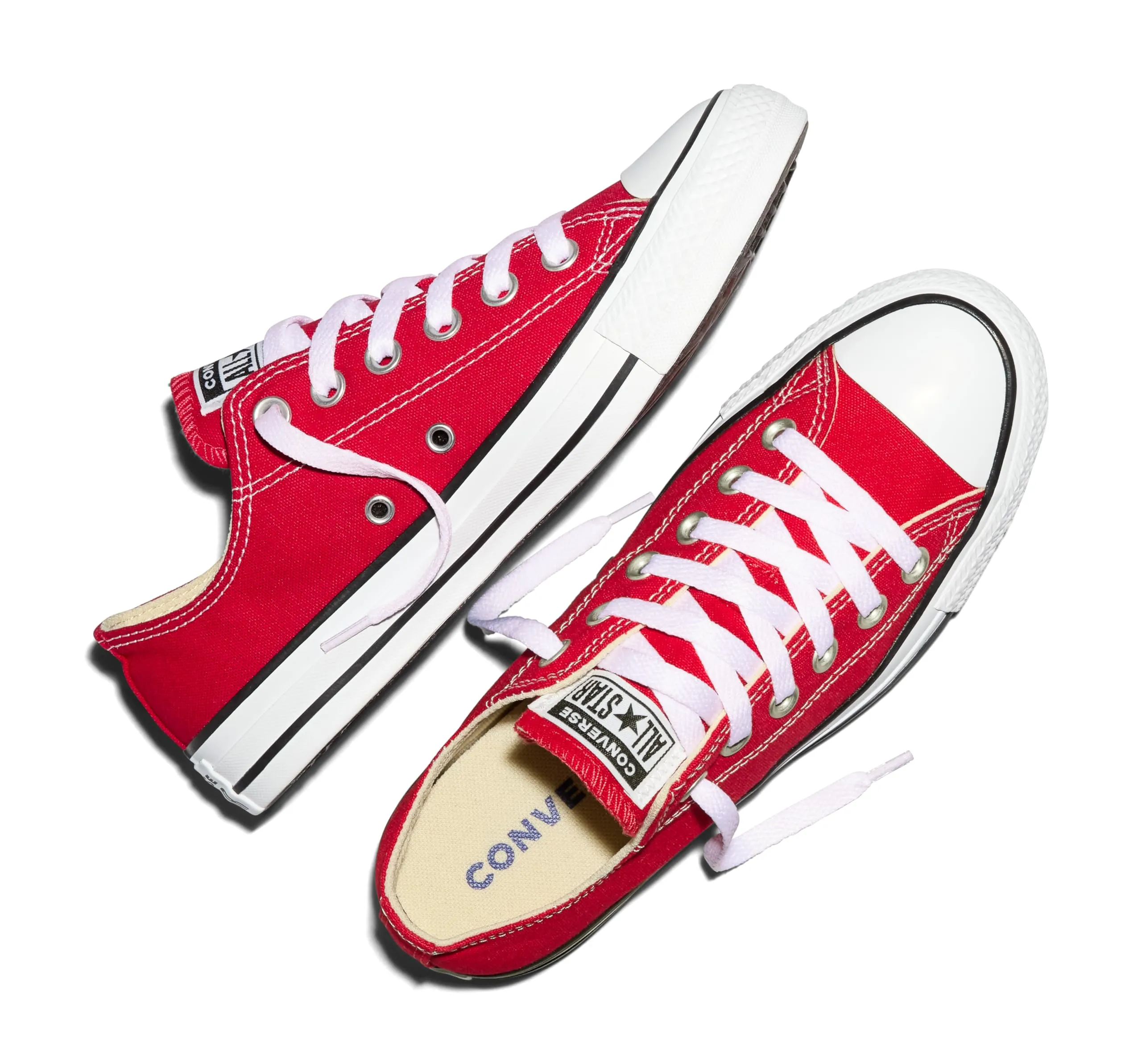 Converse Chucks 3J253 Bambini AS Hi Bianco Rosso - immagine 5