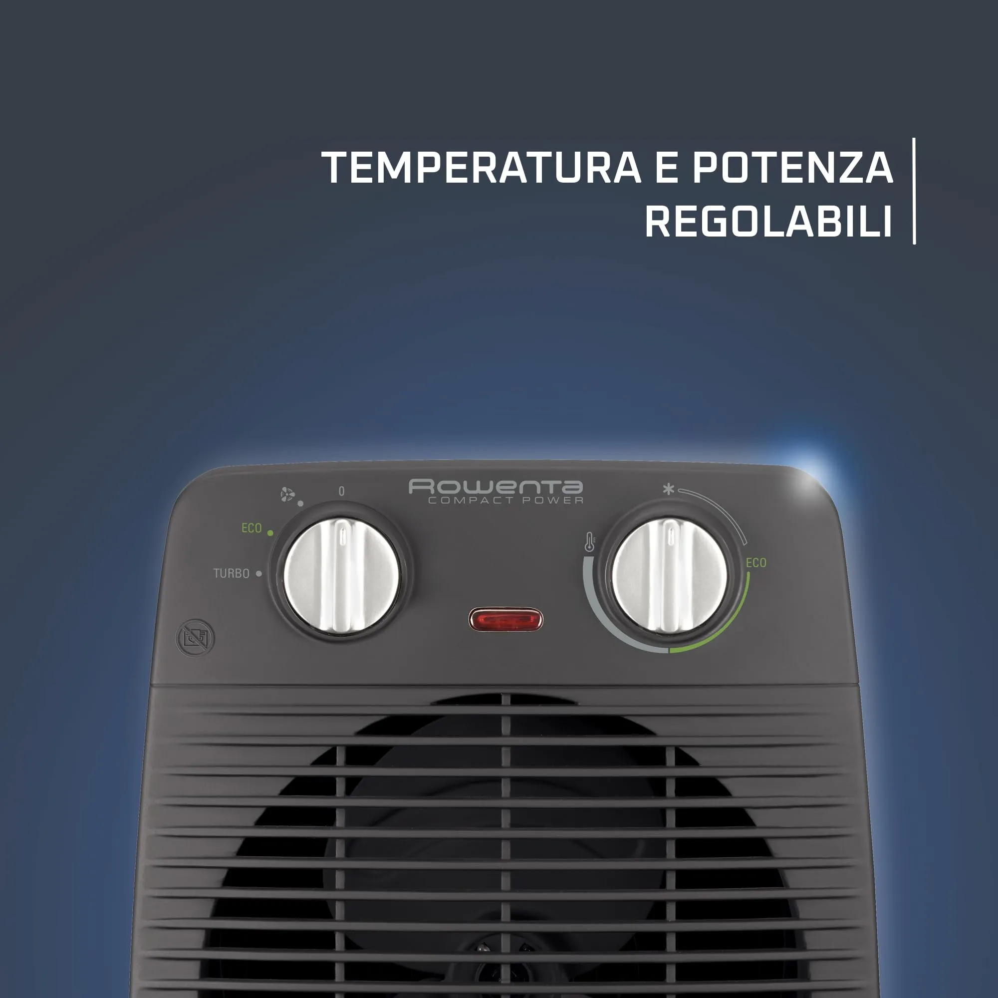 Rowenta Compact Power Termoventilatore 2000W Nero SO2210 - immagine 2